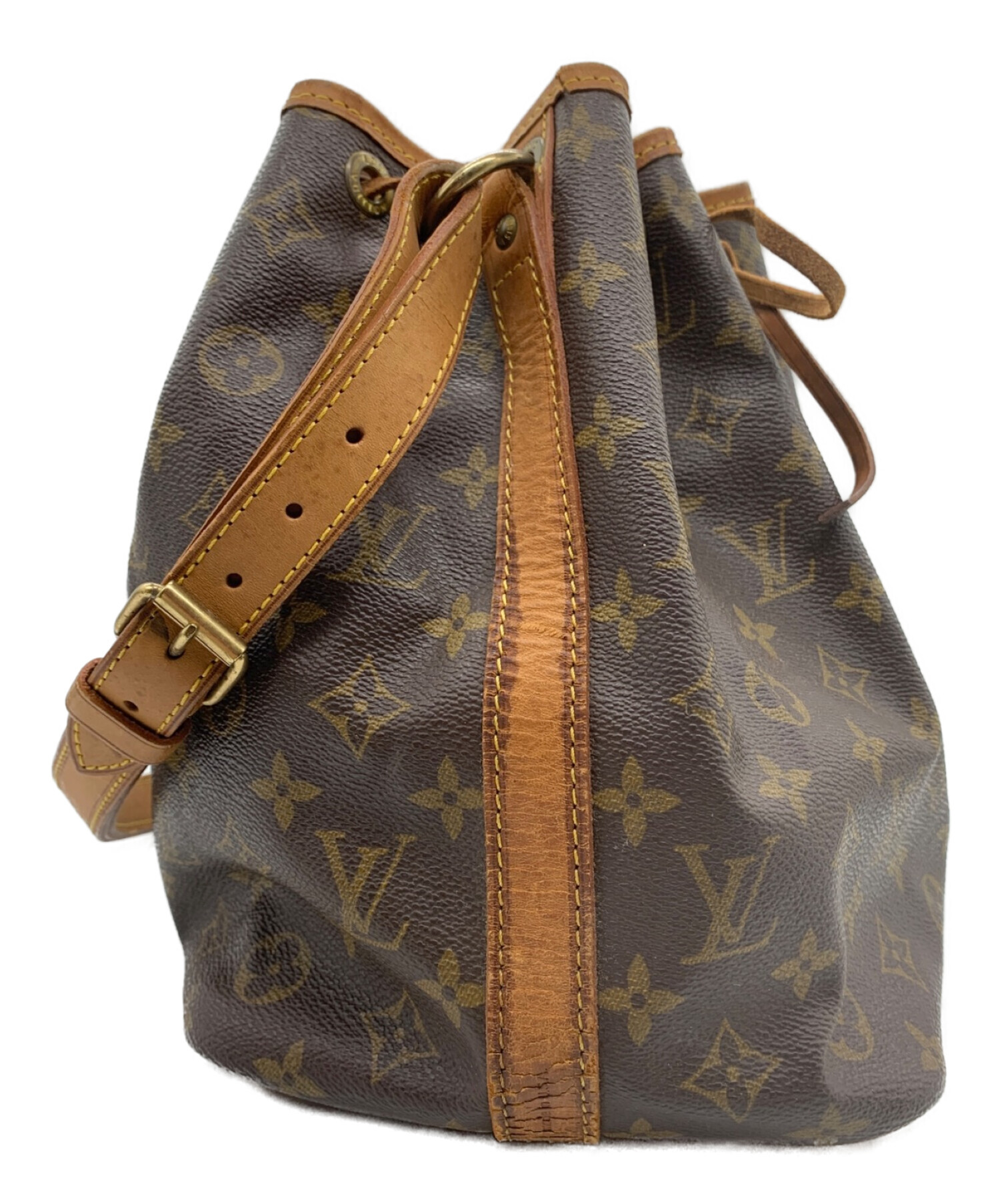 LOUIS VUITTON (ルイ ヴィトン) 巾着ショルダーバッグ ブラウン