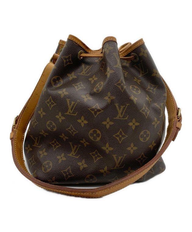 中古・古着通販】LOUIS VUITTON (ルイ ヴィトン) 巾着ショルダーバッグ ブラウン｜ブランド・古着通販 トレファク公式【TREFAC  FASHION】スマホサイト