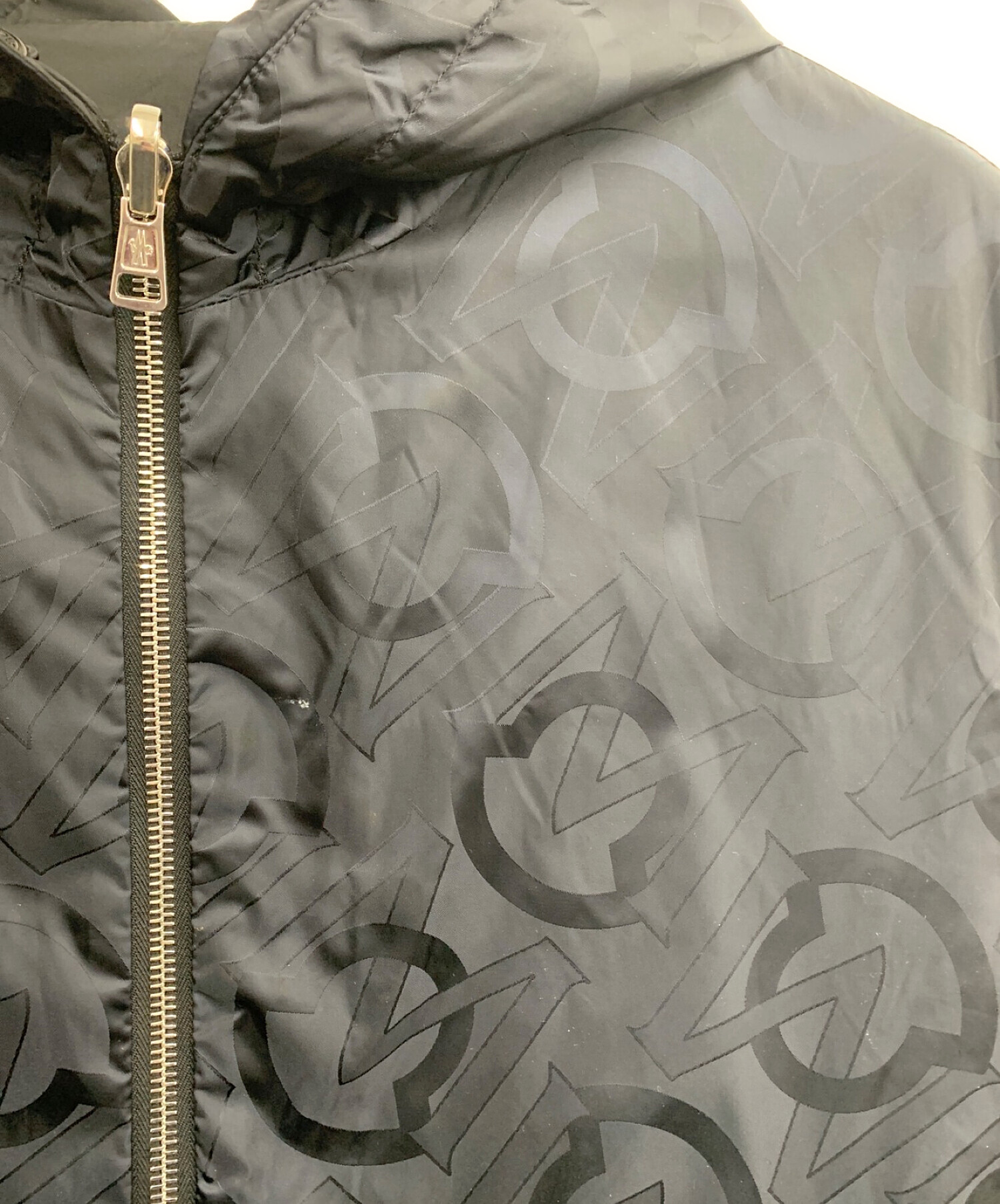 中古・古着通販】MONCLER (モンクレール) ナイロンジャケット ブラック