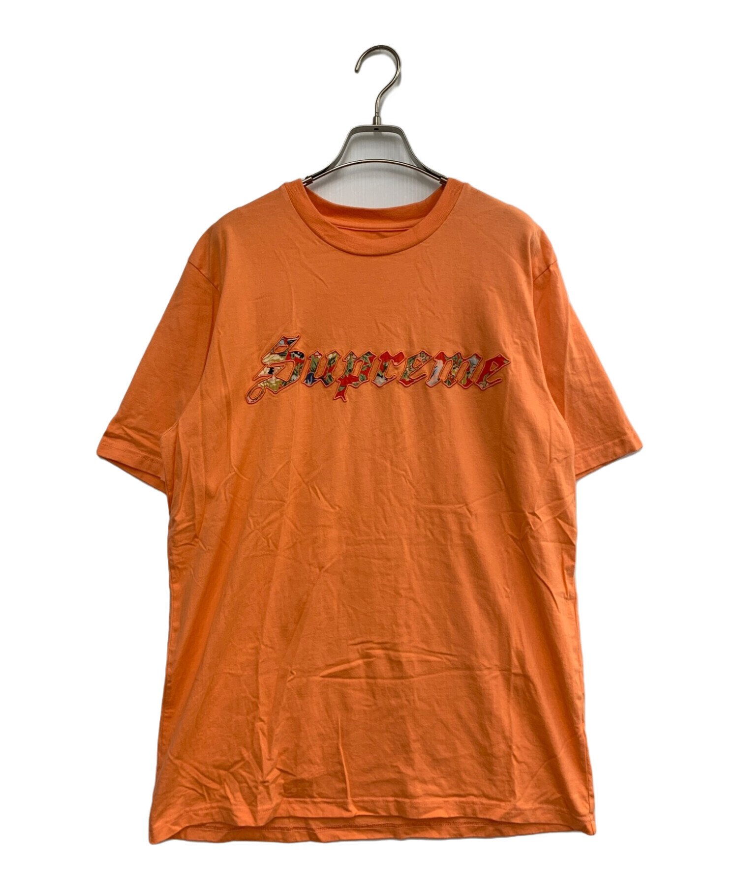 SUPREME (シュプリーム) 半袖Tシャツ オレンジ サイズ:L