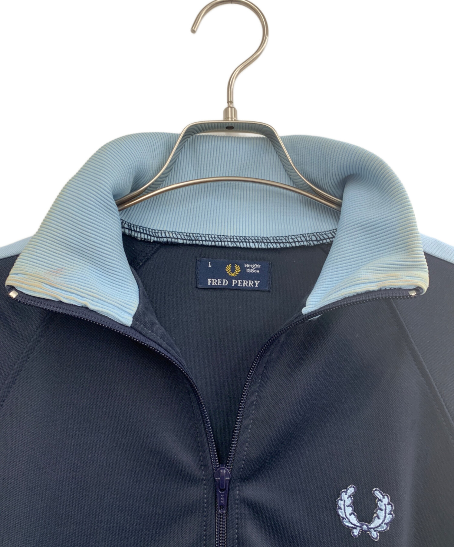 中古・古着通販】FRED PERRY (フレッドペリー) トラックジャケット ネイビー×ブルー サイズ:L｜ブランド・古着通販  トレファク公式【TREFAC FASHION】スマホサイト