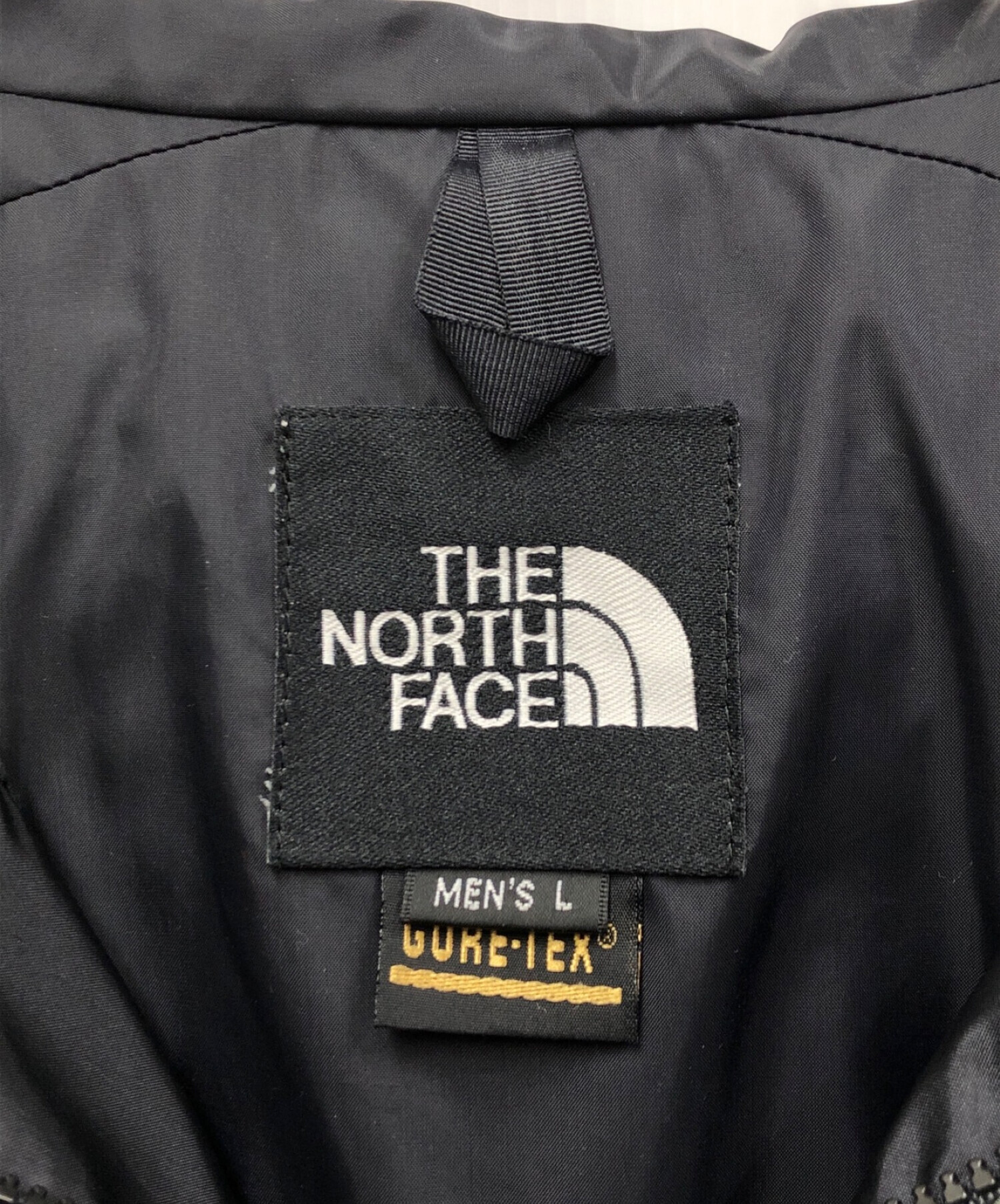 THE NORTH FACE (ザ ノース フェイス) マウンテンライトジャケット グレー×ブラック サイズ:L