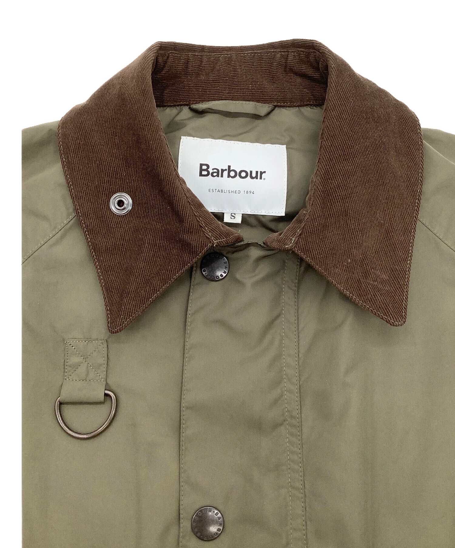 中古・古着通販】Barbour (バブアー) ショート丈ジャケット カーキ