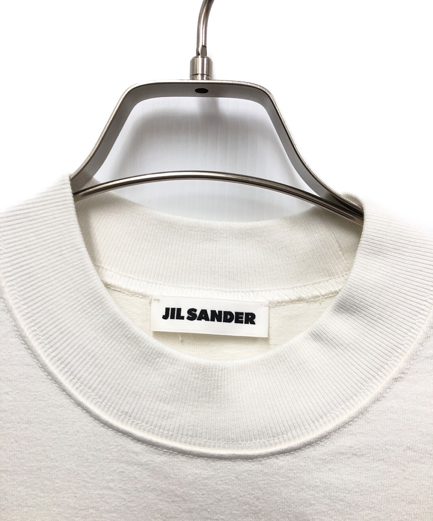 JIL SANDER ジルサンダー LOGO T-SHIRT ロゴ プリントTシャツ KK JM ZI 0008 ホワイト