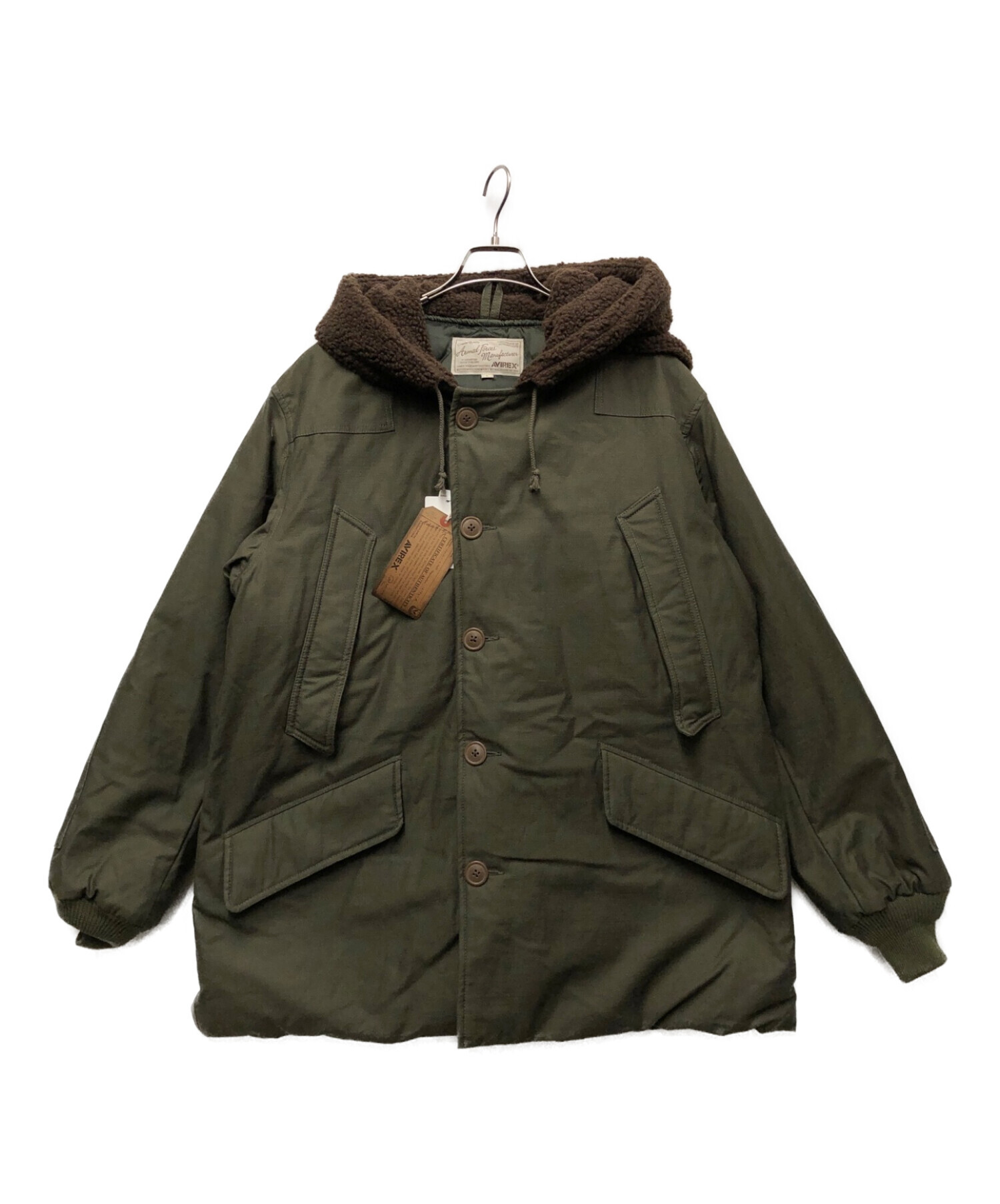 中古・古着通販】AVIREX (アヴィレックス) B-9 DOWN JACKET グリーン