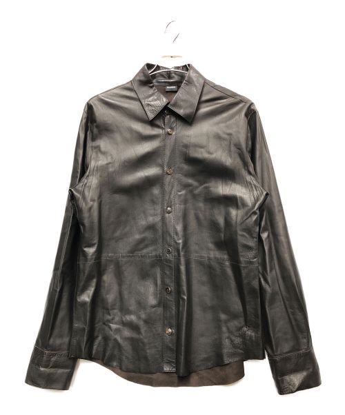 【中古・古着通販】JIL SANDER (ジルサンダー) レザーシャツ