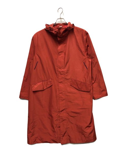 【中古・古着通販】DESCENTE PAUSE (デサントポーズ) フーデッドオーバーコート オレンジ サイズ:M｜ブランド・古着通販  トレファク公式【TREFAC FASHION】スマホサイト