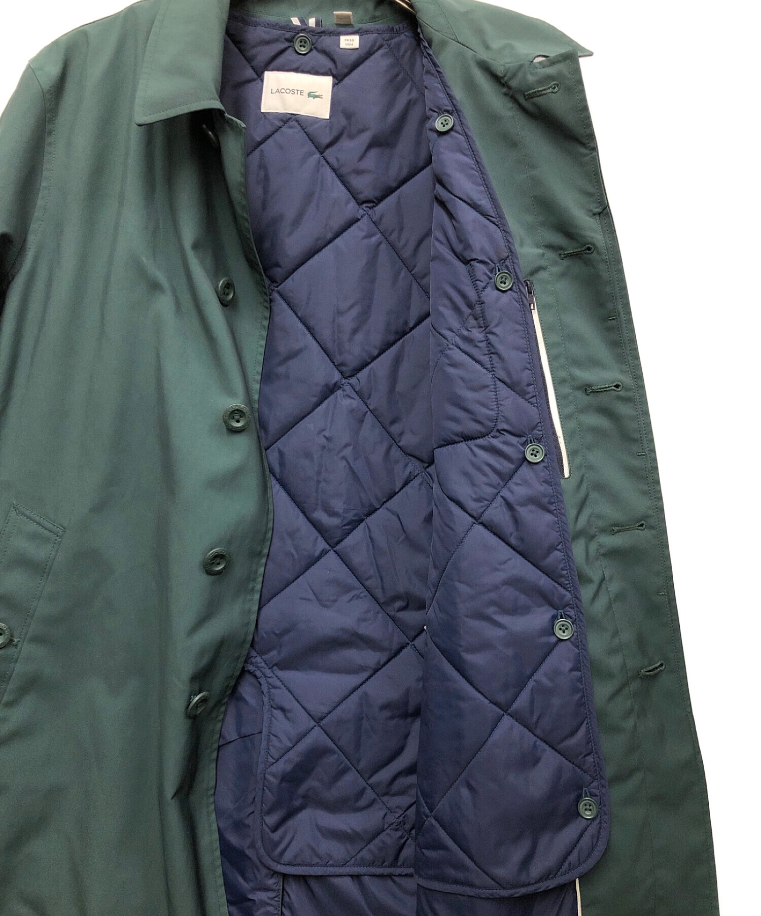 中古・古着通販】LACOSTE (ラコステ) ライナー付ステンカラーコート