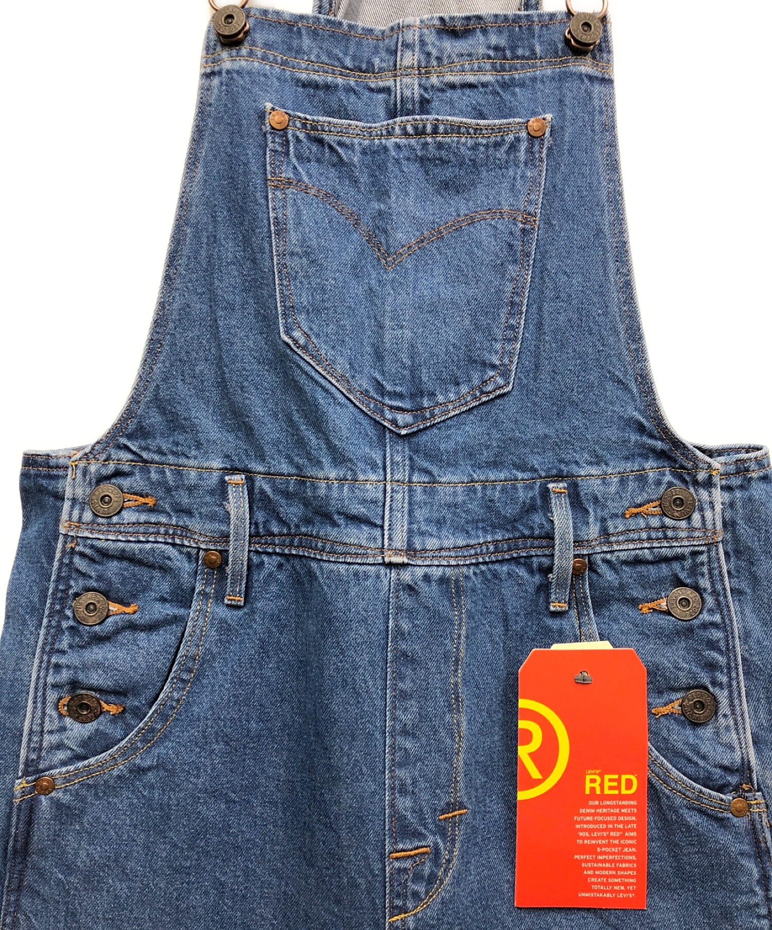 LEVI'S RED (リーバイス レッド) オーバーオール インディゴ サイズ:Ｓ 未使用品