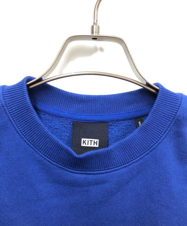 中古・古着通販】KITH (キス) クルーネックスウェット ブルー サイズ