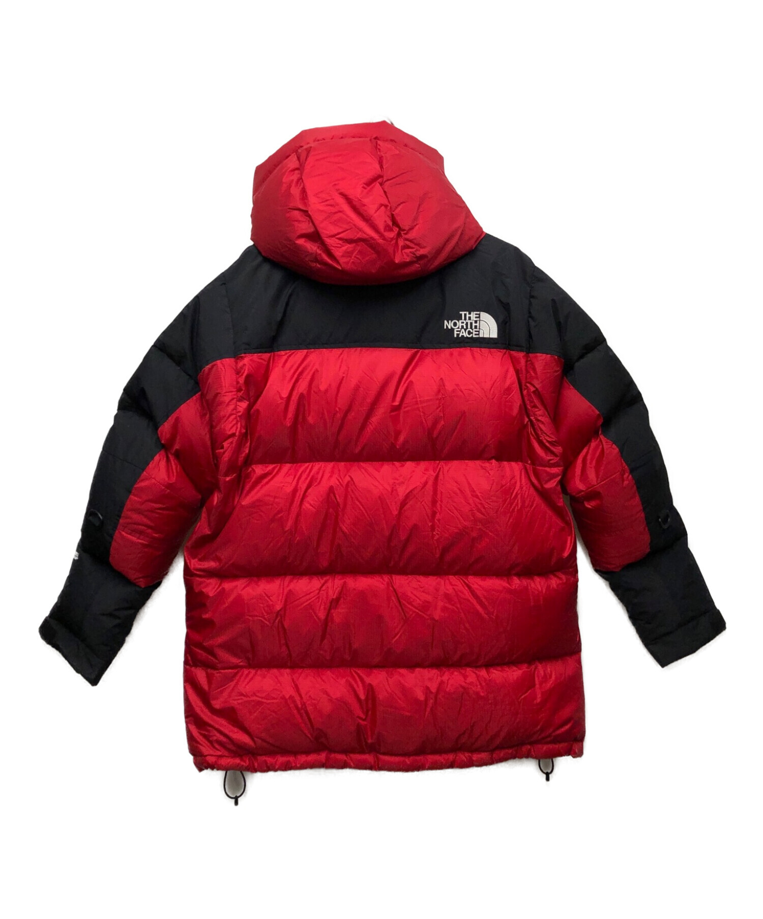 THE NORTH FACE (ザ ノース フェイス) Him Down Parka レッド×ブラック サイズ:S