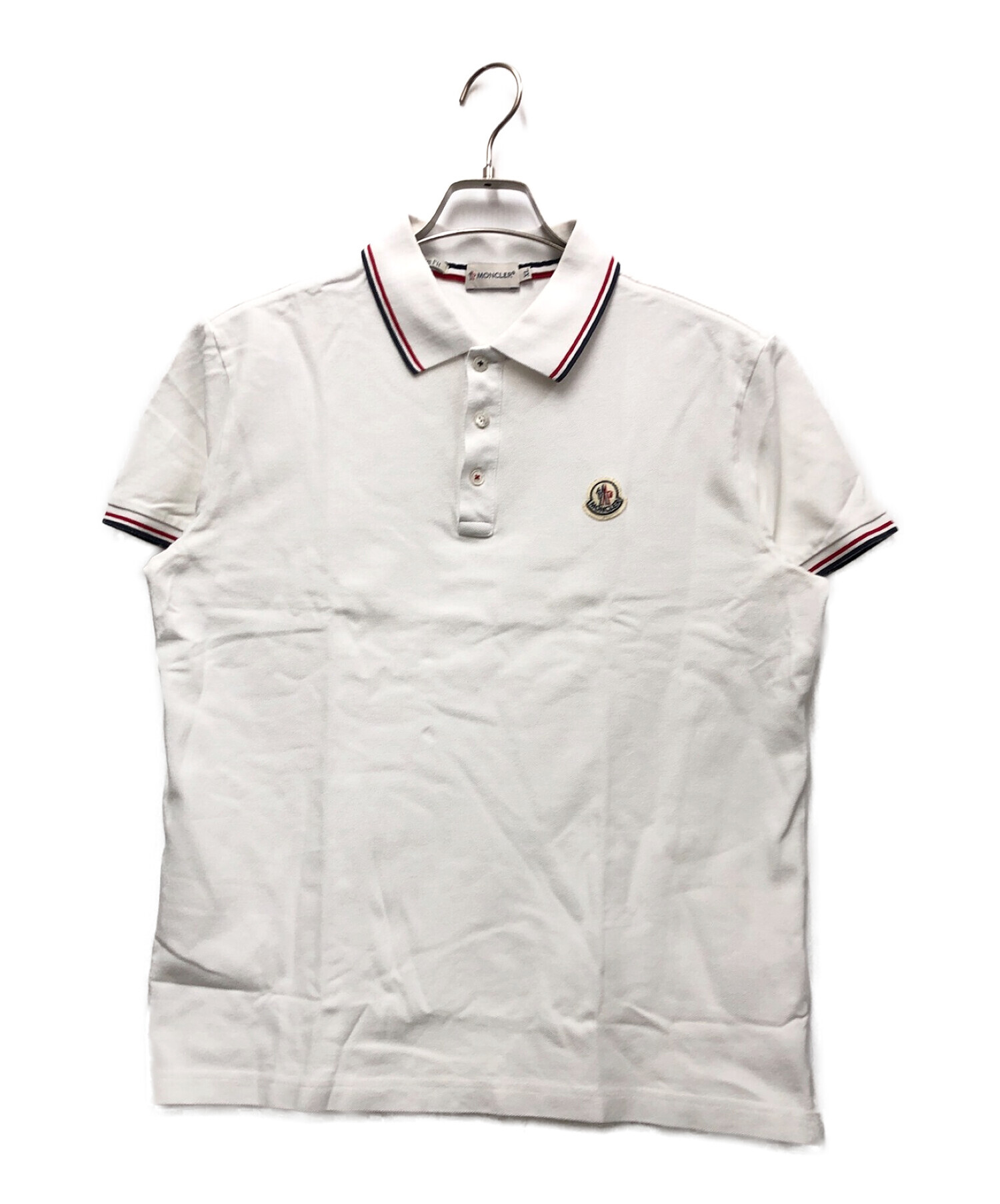 MONCLER (モンクレール) ポロシャツ ホワイト サイズ:XL