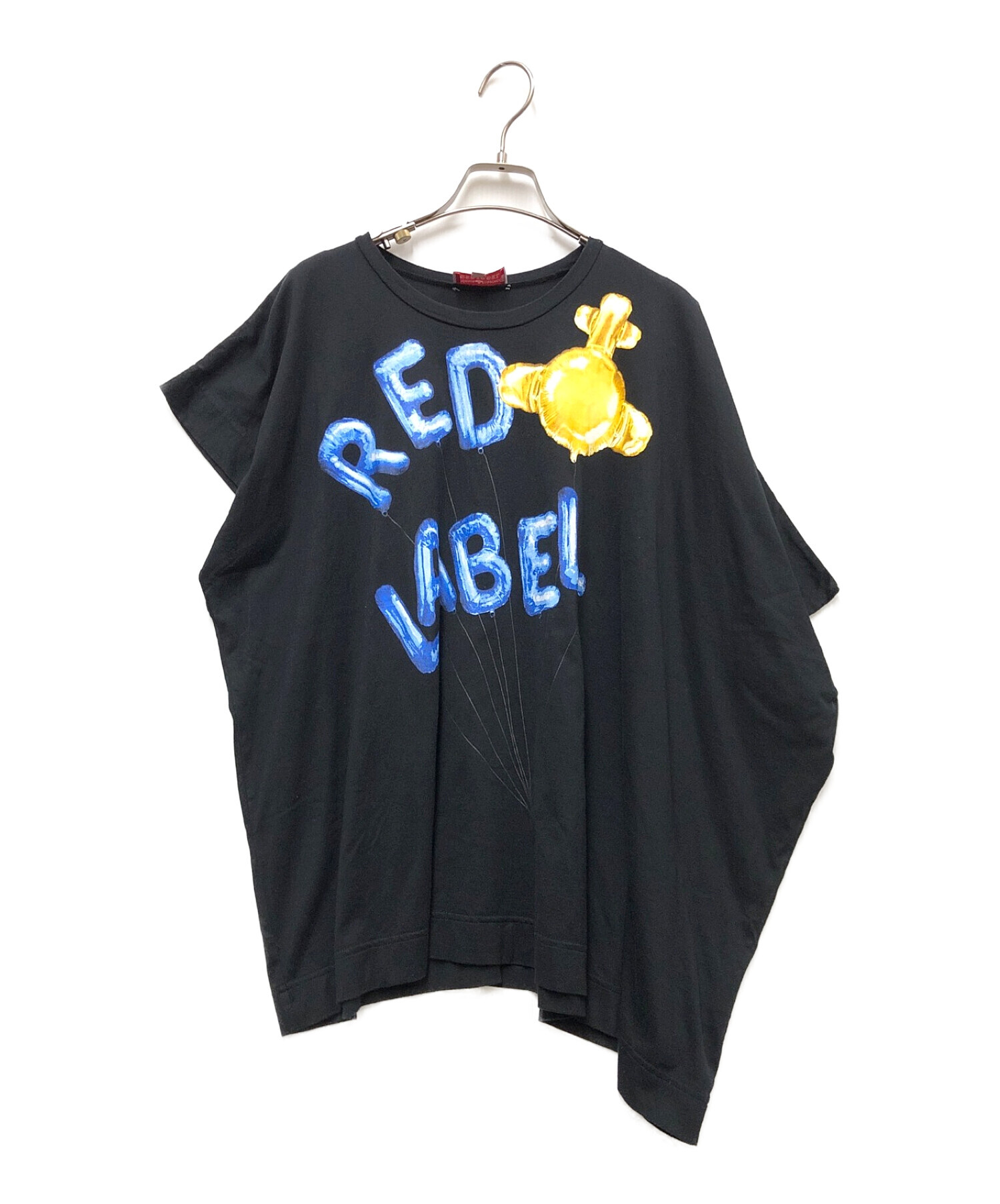 Vivienne Westwood RED LABEL (ヴィヴィアンウエストウッドレッドレーベル) ビッグシルエットプリントTシャツ ブラック  サイズ:Ｍ