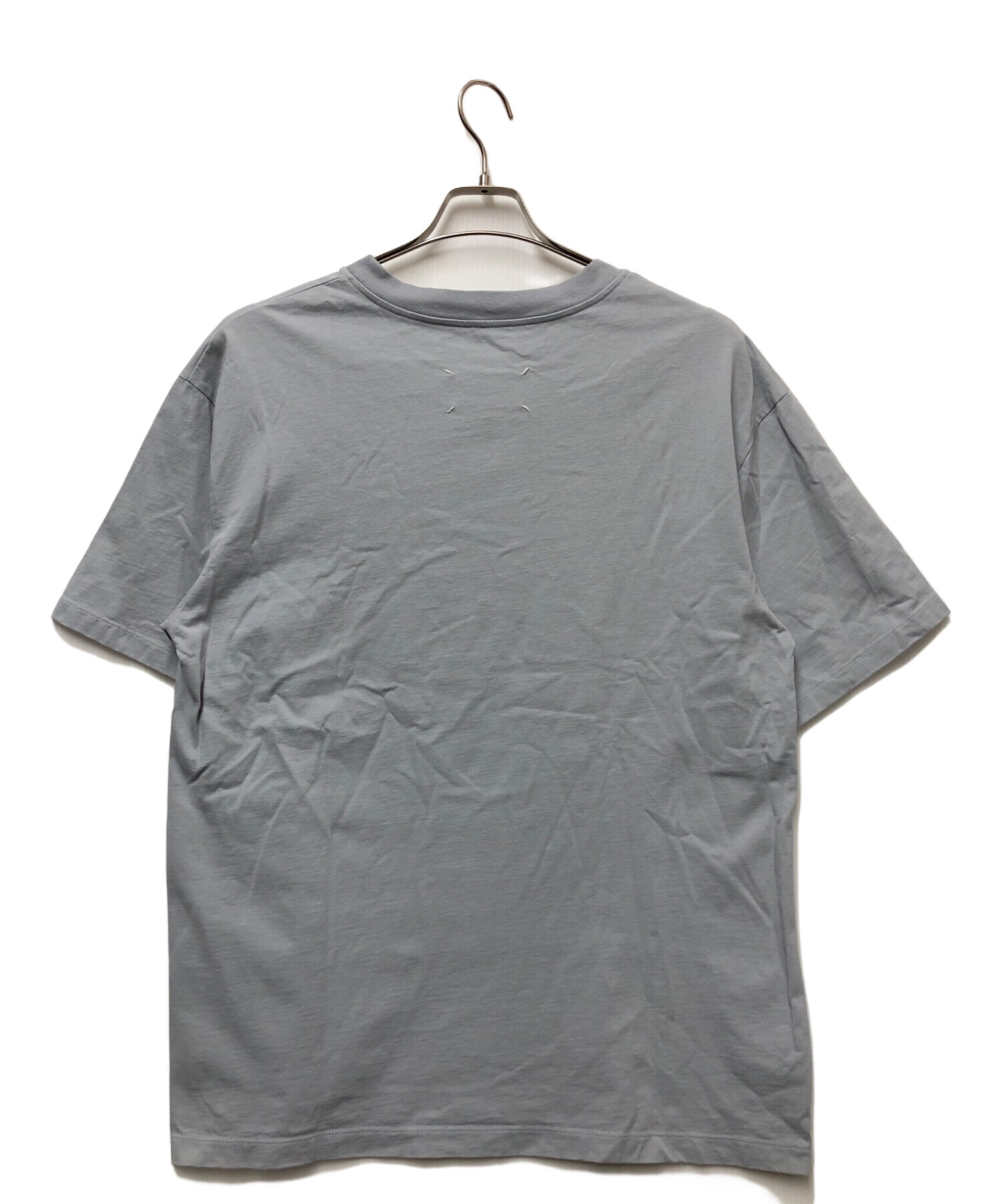 中古・古着通販】Maison Margiela (メゾンマルジェラ) TapeプリントオーバーサイズTシャツ グレー サイズ:44｜ブランド・古着通販  トレファク公式【TREFAC FASHION】スマホサイト