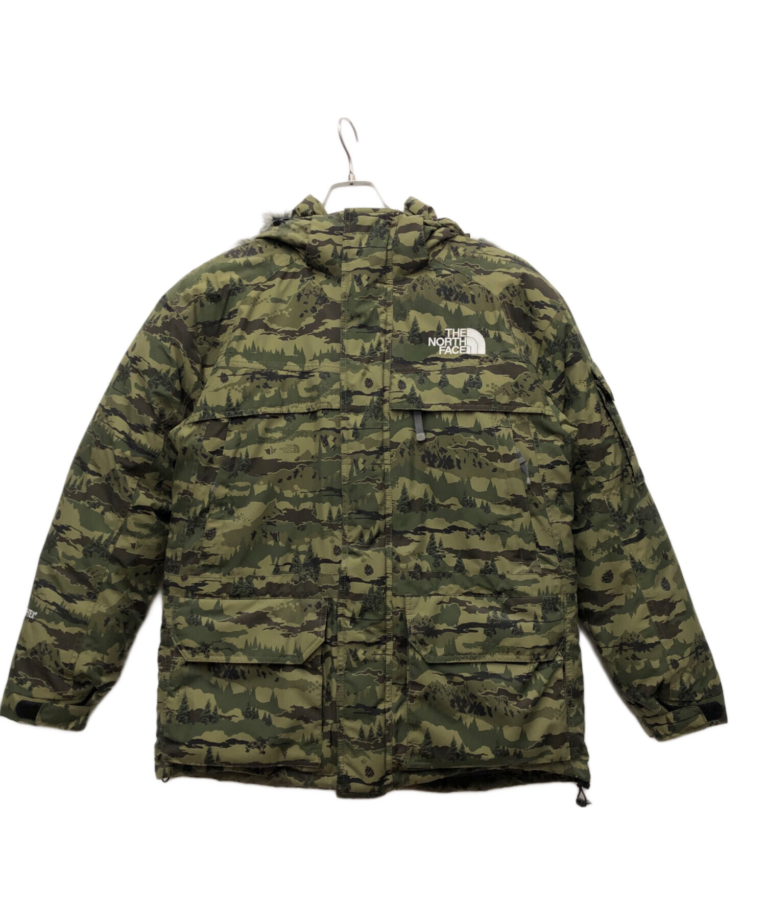 中古・古着通販】THE NORTH FACE (ザ ノース フェイス) maharishi (マハリシ) MEDICOM TOY (ミディアムトイ)  別注マクマードダウンジャケット オリーブ サイズ:S｜ブランド・古着通販 トレファク公式【TREFAC FASHION】スマホサイト