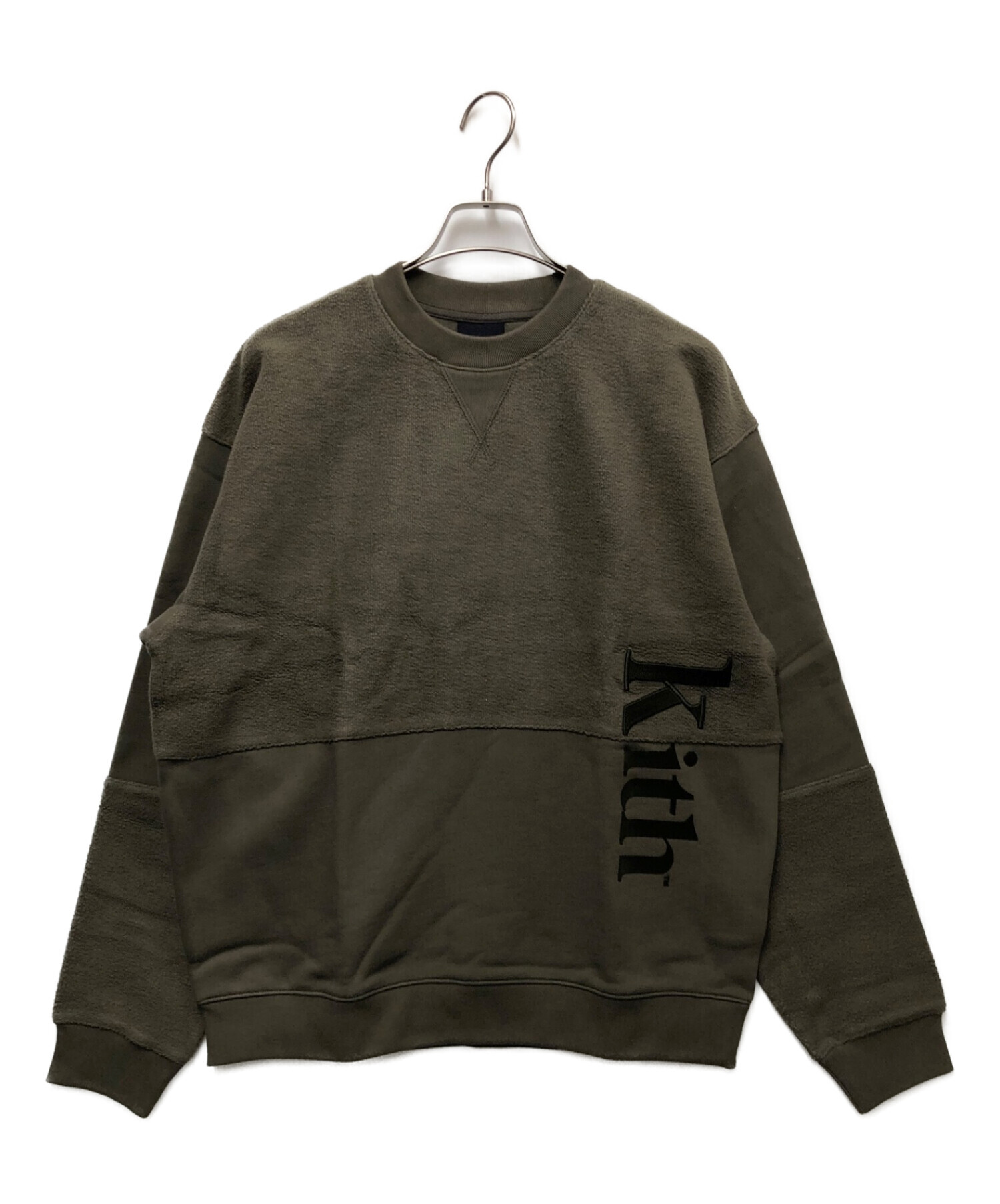 中古・古着通販】KITH (キス) Reverse Paneled Crewneck グリーン