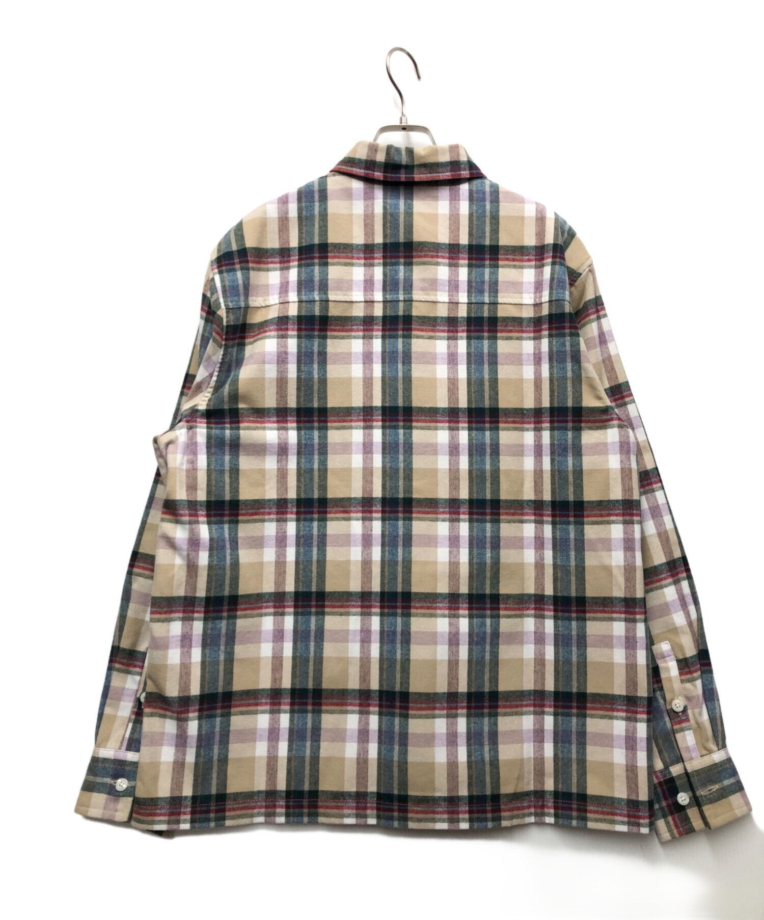 KITH (キス) Brushed Flannel Ginza Shirt ベージュ サイズ:M 未使用品