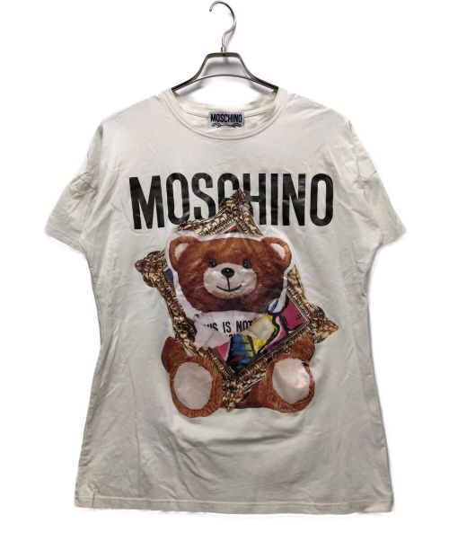 中古・古着通販】MOSCHINO (モスキーノ) ベアプリントTシャツ ホワイト サイズ:M｜ブランド・古着通販 トレファク公式【TREFAC  FASHION】スマホサイト