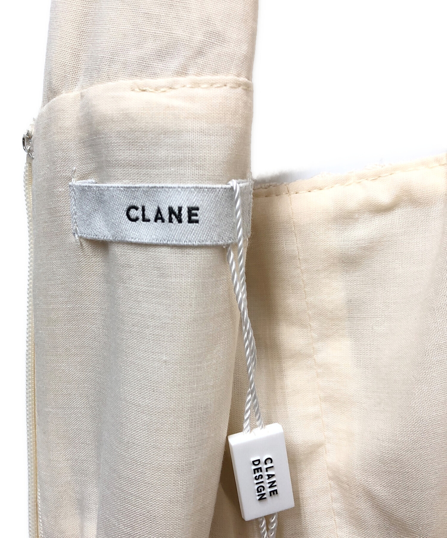 中古・古着通販】CLANE (クラネ) CHEMICAL LACE SALOPETTE PANTS アイボリー｜ブランド・古着通販  トレファク公式【TREFAC FASHION】スマホサイト