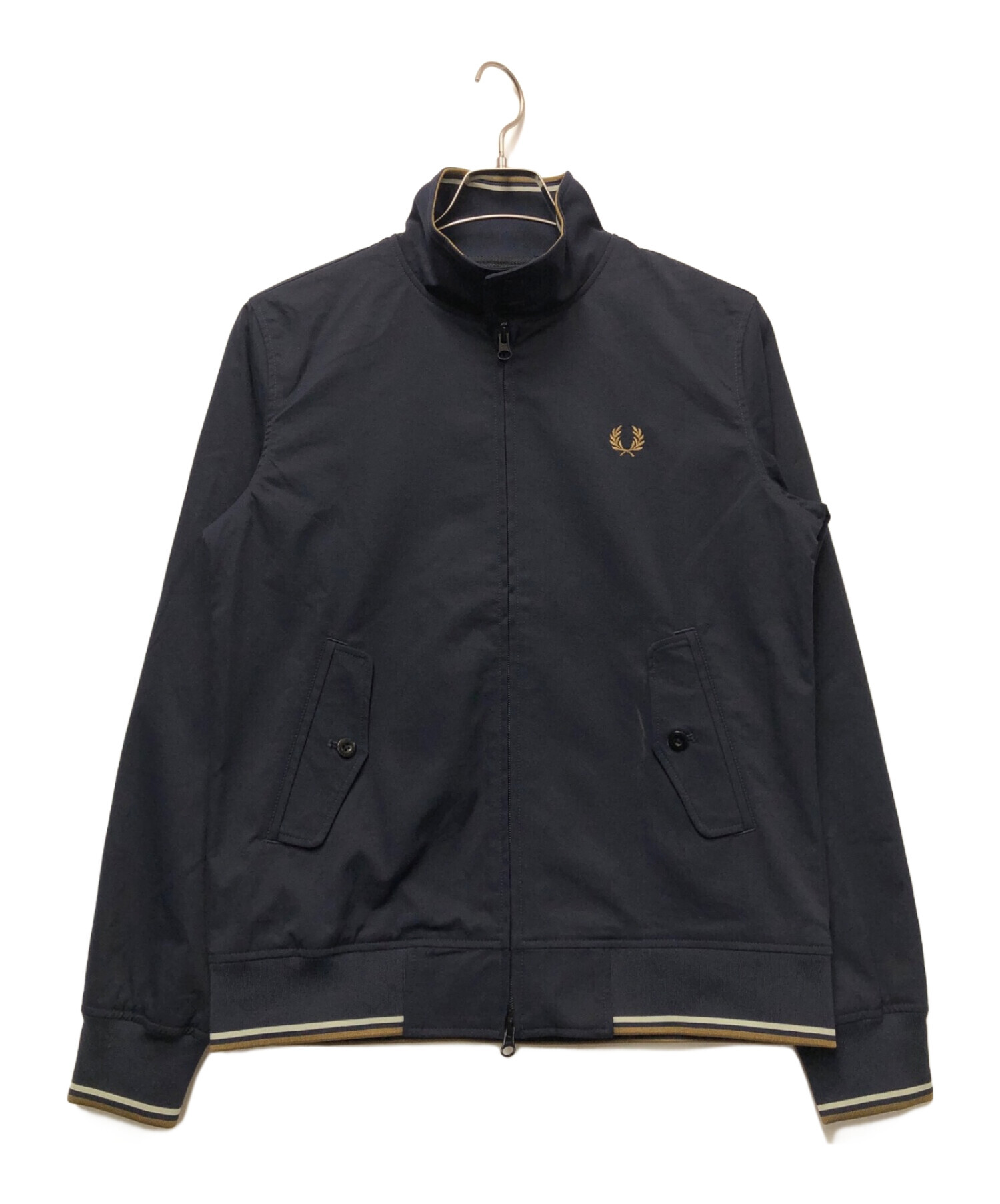 中古・古着通販】FRED PERRY (フレッドペリー) BEAMS別注 ハリントンジャケット ネイビー サイズ:S｜ブランド・古着通販  トレファク公式【TREFAC FASHION】スマホサイト