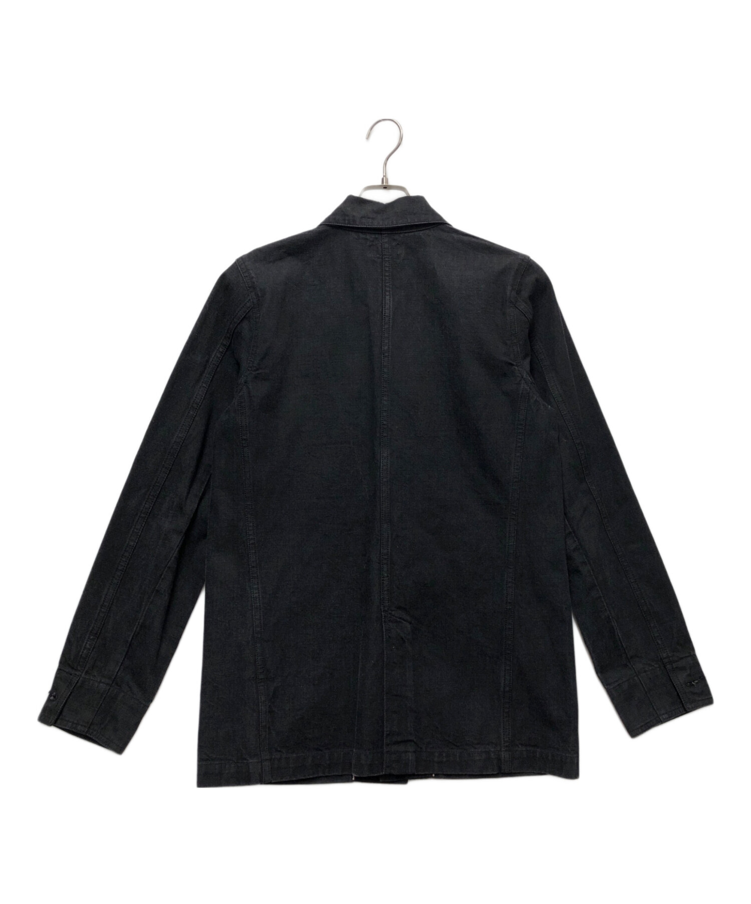 中古・古着通販】CarHartt (カーハート) A.P.C. (アーペーセー) デニムカバーオール ブラック サイズ:XS｜ブランド・古着通販  トレファク公式【TREFAC FASHION】スマホサイト