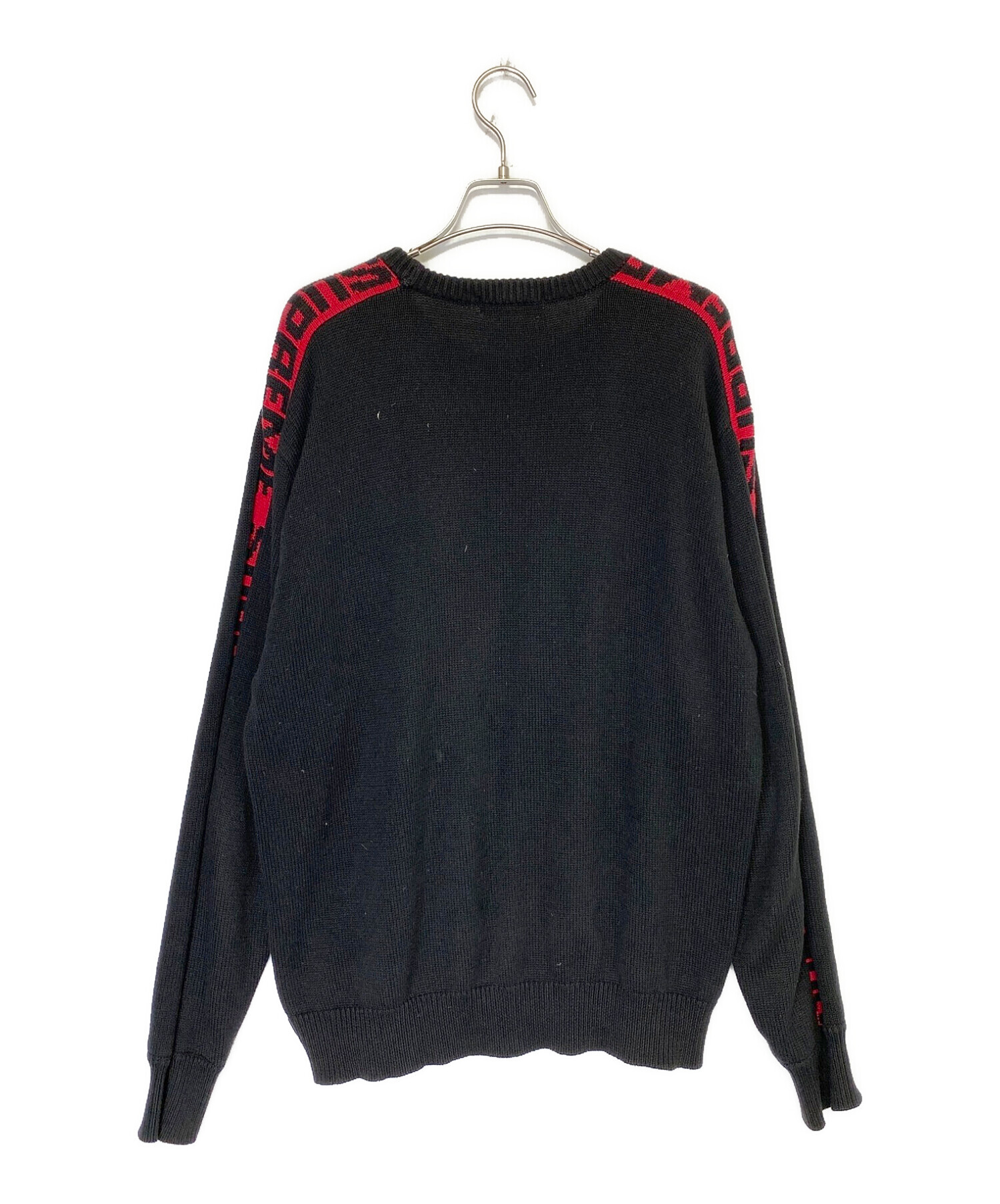 SUPREME (シュプリーム) Sleeve Stripe Sweater ブラック サイズ:Ｌ