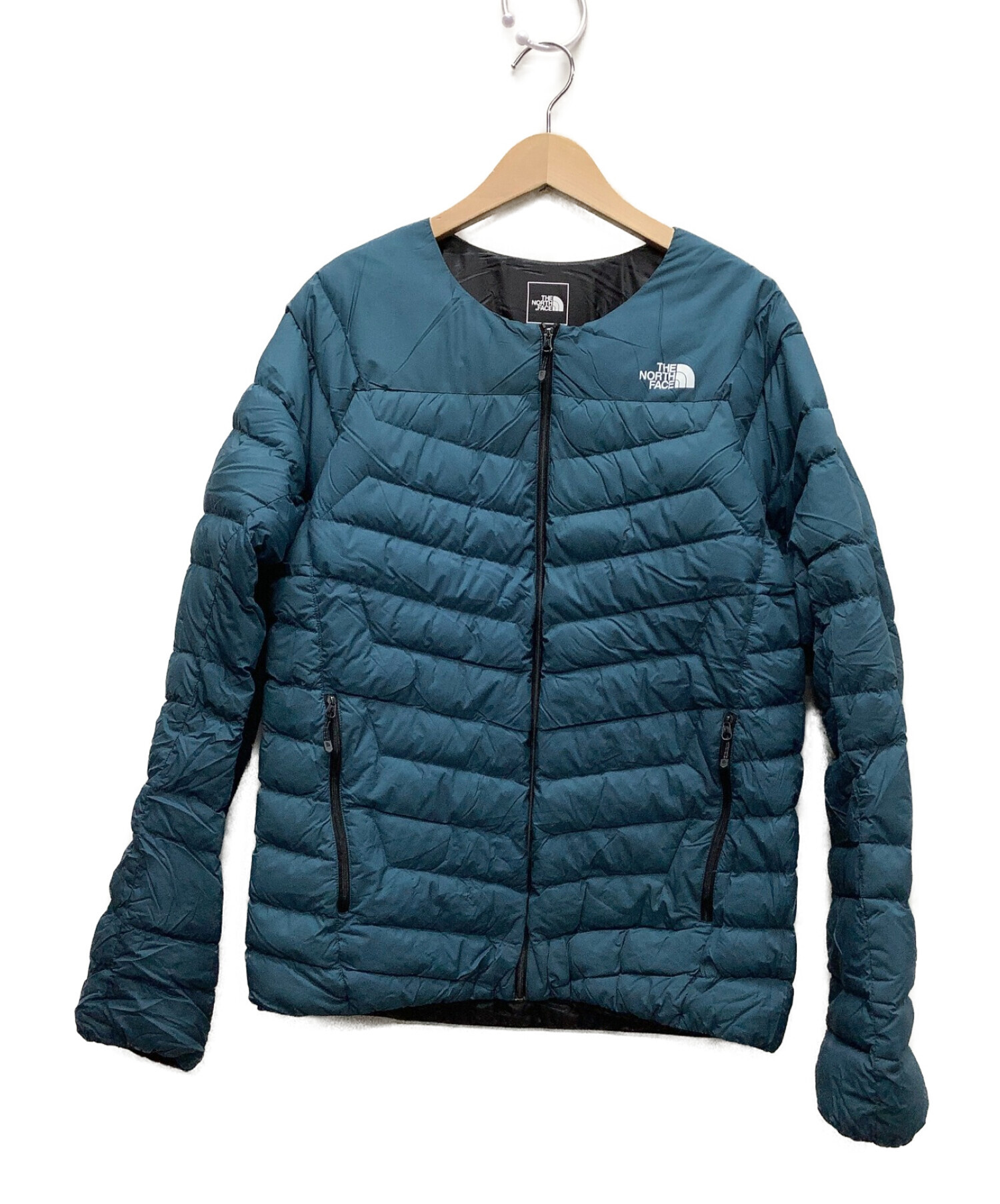 THE NORTH FACE (ザ ノース フェイス) サンダーラウンドネックジャケット バルサムグリーン サイズ:L