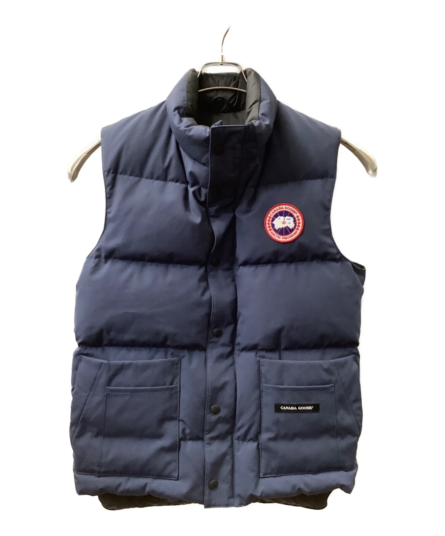 中古・古着通販】CANADA GOOSE (カナダグース) ダウンベスト ネイビー