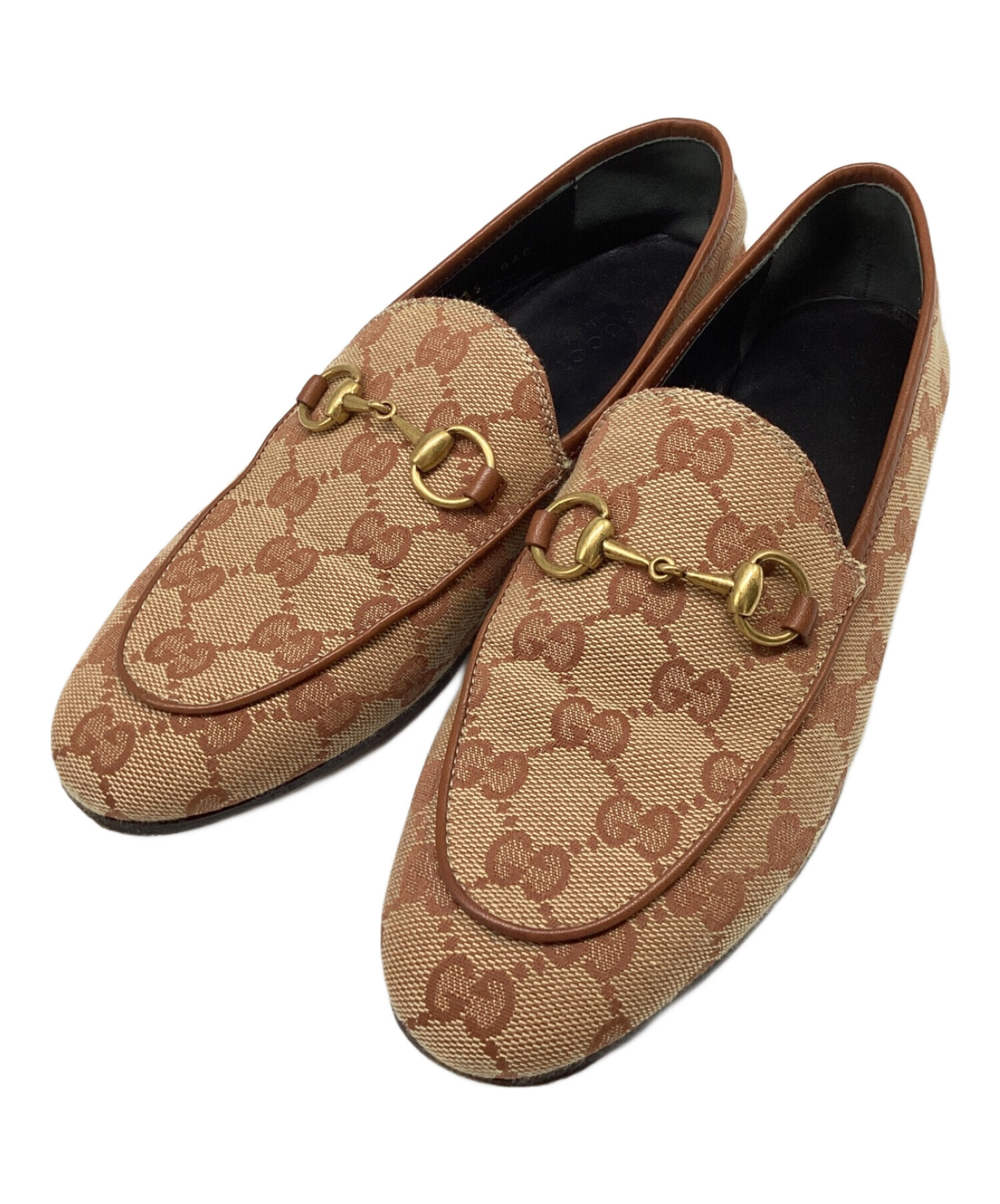 GUCCI (グッチ) ビットローファー ブラウン サイズ:35