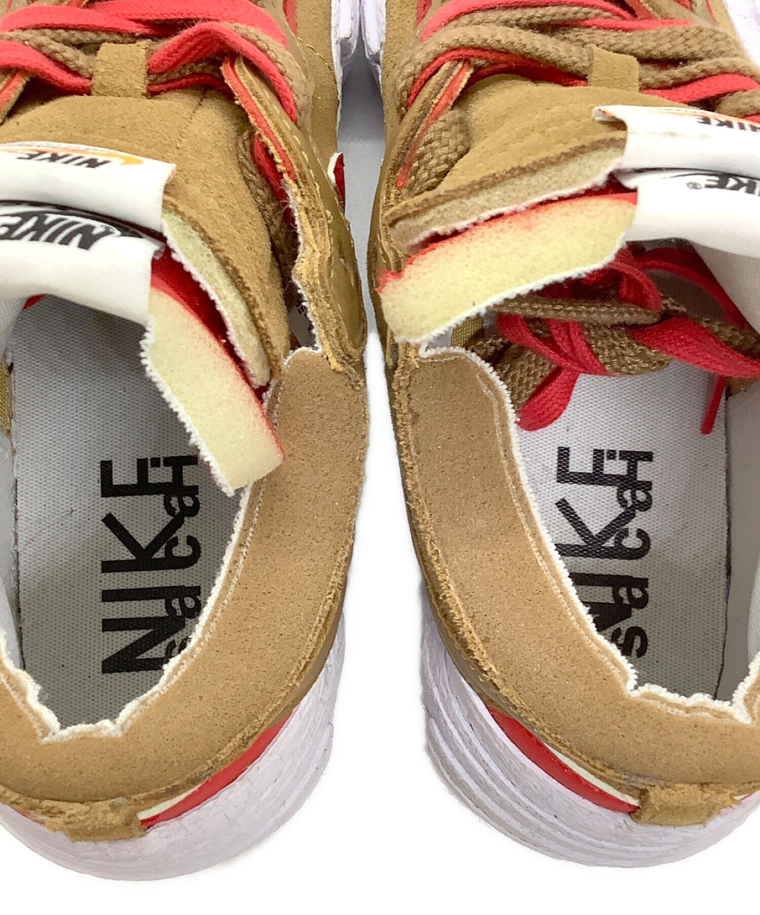 中古・古着通販】NIKE (ナイキ) sacai (サカイ) BLAZER LOW ブラウン