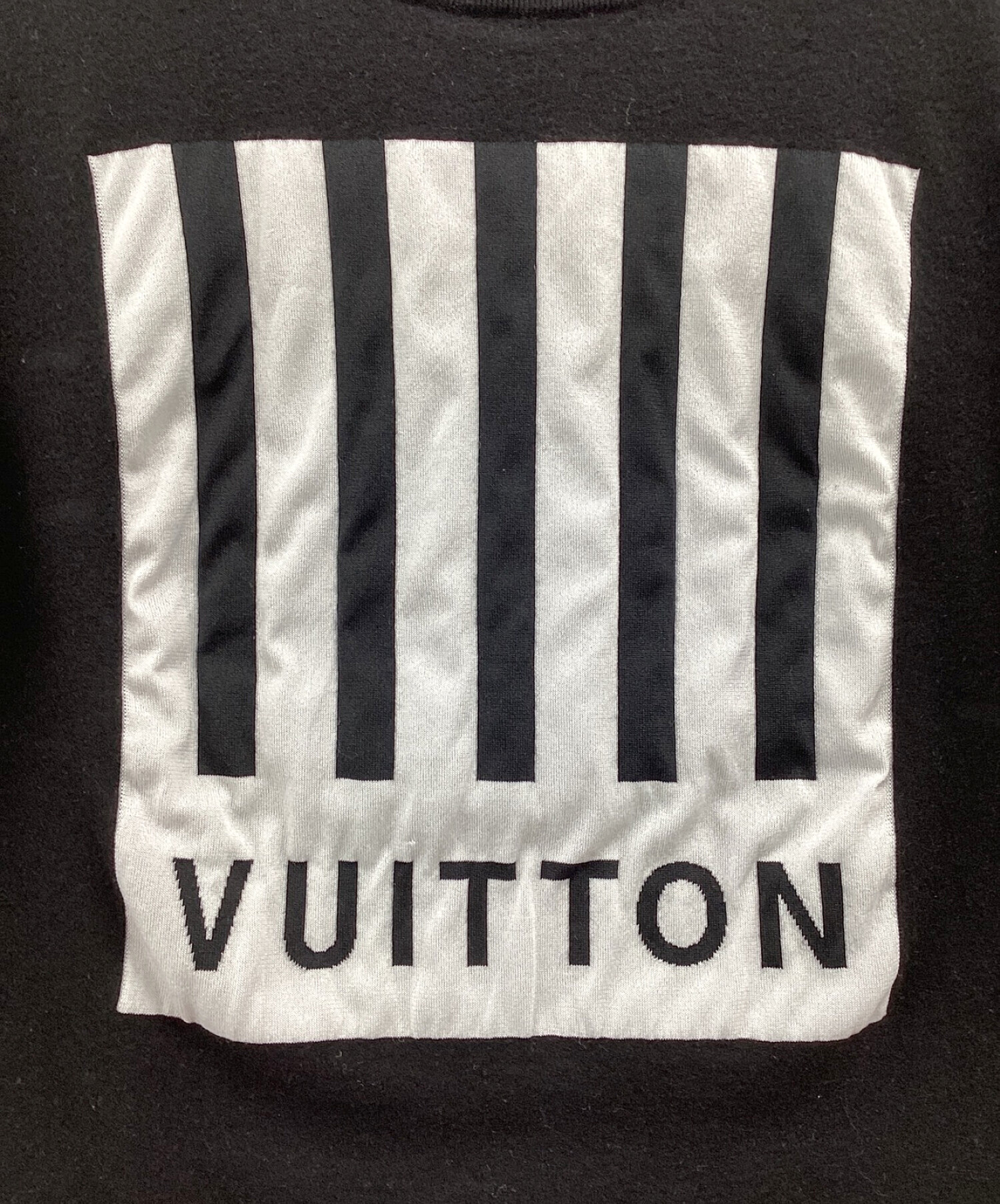 ルイヴィトン ニット louisvuitton バーコード Lサイズ セーター 