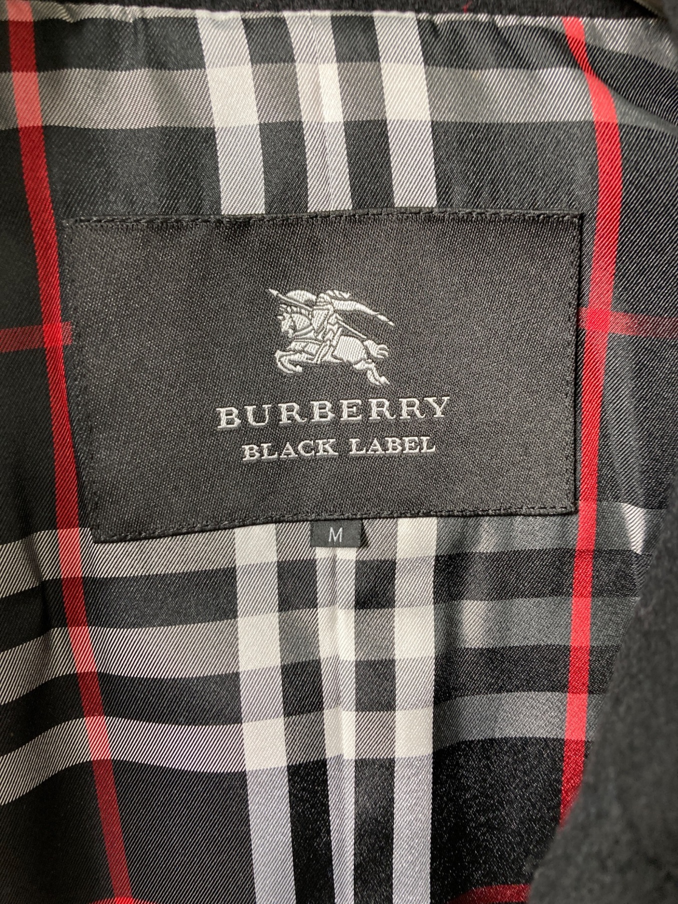 中古・古着通販】BURBERRY BLACK LABEL (バーバリーブラックレーベル) マリンコート ブラック サイズ:M｜ブランド・古着通販  トレファク公式【TREFAC FASHION】スマホサイト