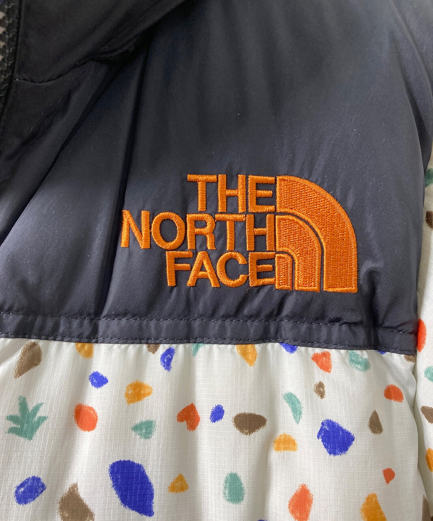 THE NORTH FACE (ザ ノース フェイス) mina perhonen (ミナ ペルホネン) 別注ヌプシジャケット サイズ:Ｓ