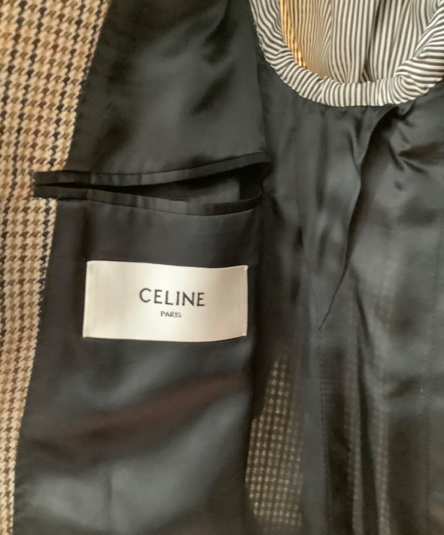 CELINE (セリーヌ) テーラードジャケット ベージュ サイズ:36