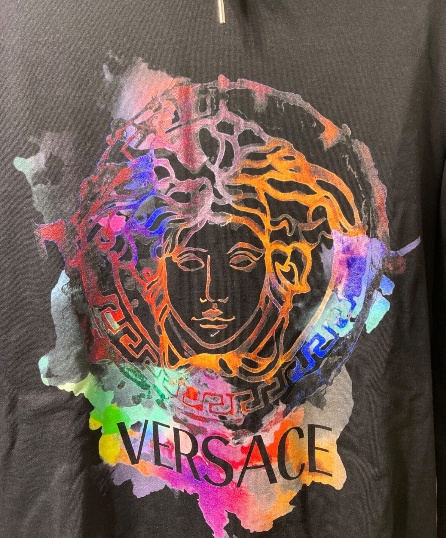 中古・古着通販】VERSACE (ヴェルサーチェ) パーカー ブラック サイズ:L｜ブランド・古着通販 トレファク公式【TREFAC  FASHION】スマホサイト