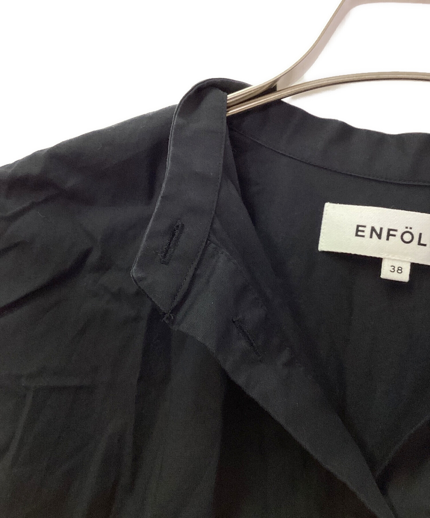 中古・古着通販】ENFOLD (エンフォルド) ワンピース ブラック サイズ ...