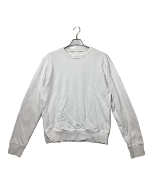 【中古・古着通販】Maison Margiela (メゾンマルジェラ) エルボーパッチスウェット ホワイト サイズ:46｜ブランド・古着通販  トレファク公式【TREFAC FASHION】スマホサイト