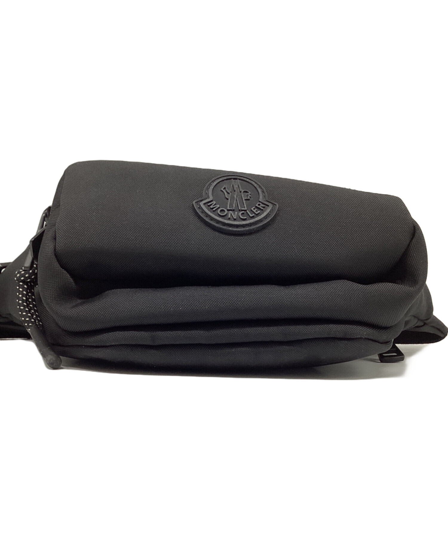 中古・古着通販】MONCLER (モンクレール) ロゴベルトバッグ ブラック｜ブランド・古着通販 トレファク公式【TREFAC  FASHION】スマホサイト