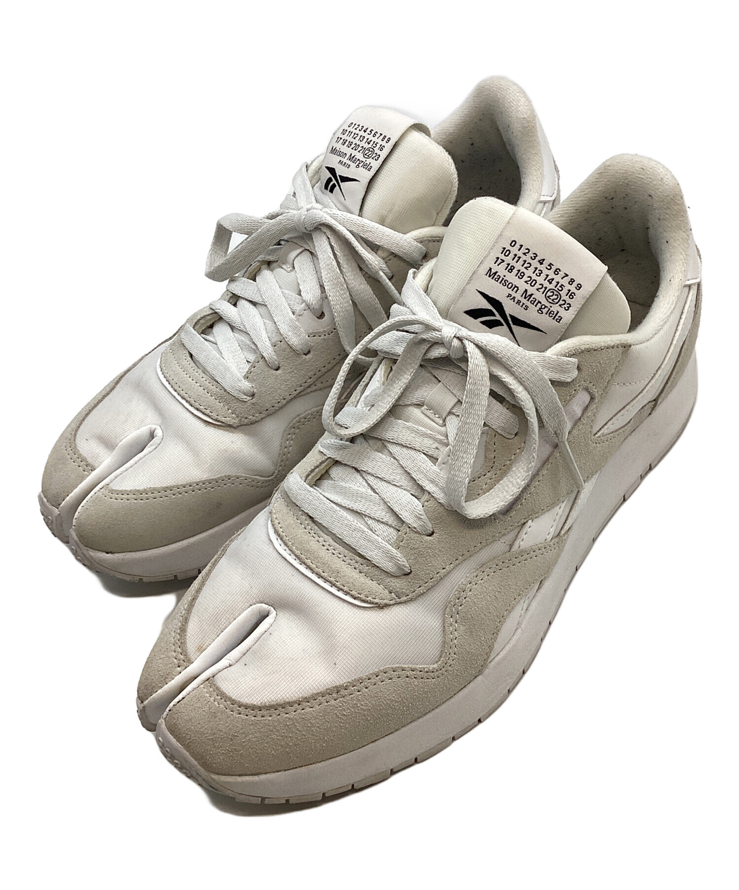 REEBOK (リーボック) Maison Margiela (メゾンマルジェラ) スニーカー ホワイト サイズ:28