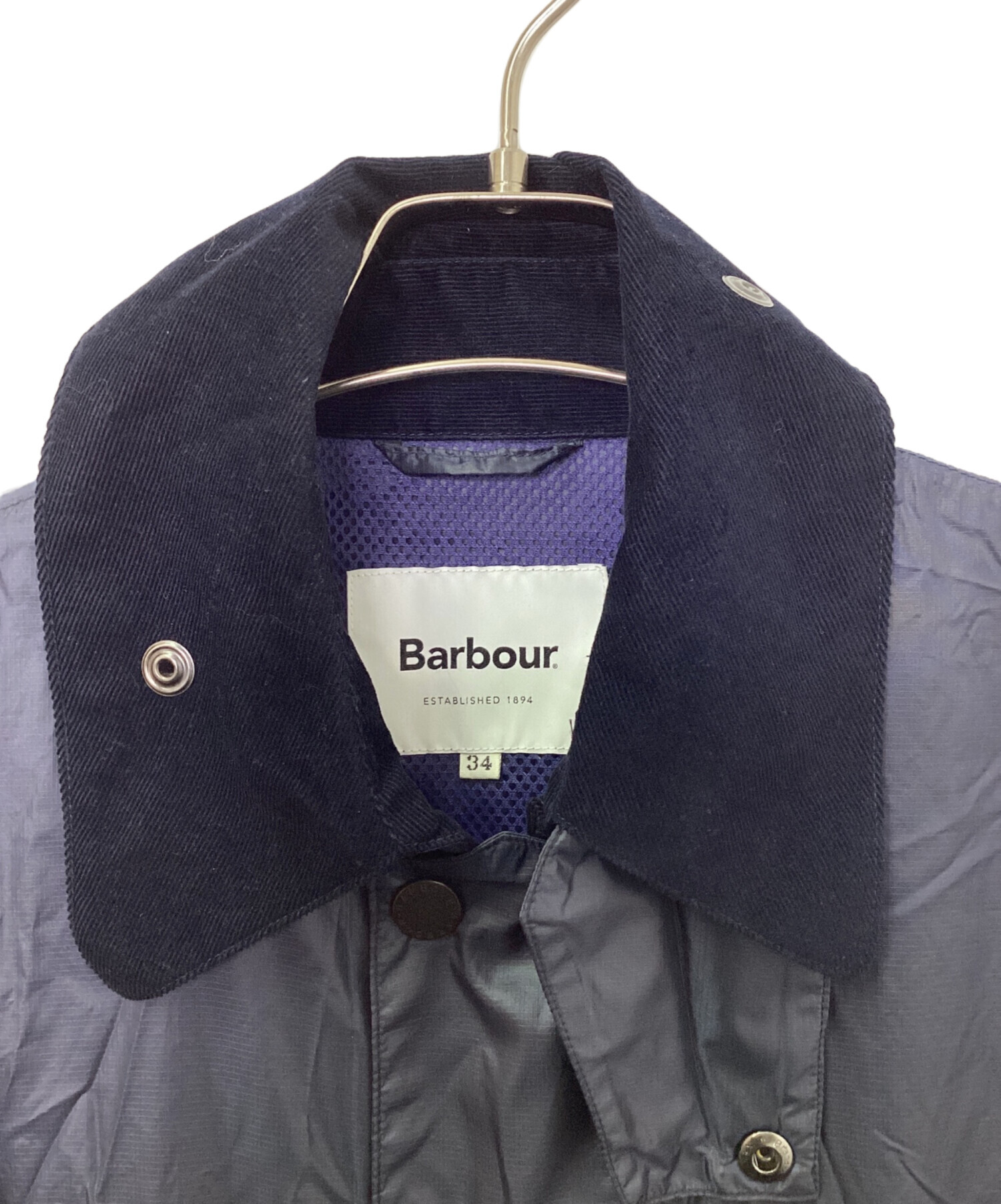 中古・古着通販】Barbour (バブアー) ナイロンジャケット ネイビー サイズ:34｜ブランド・古着通販 トレファク公式【TREFAC  FASHION】スマホサイト