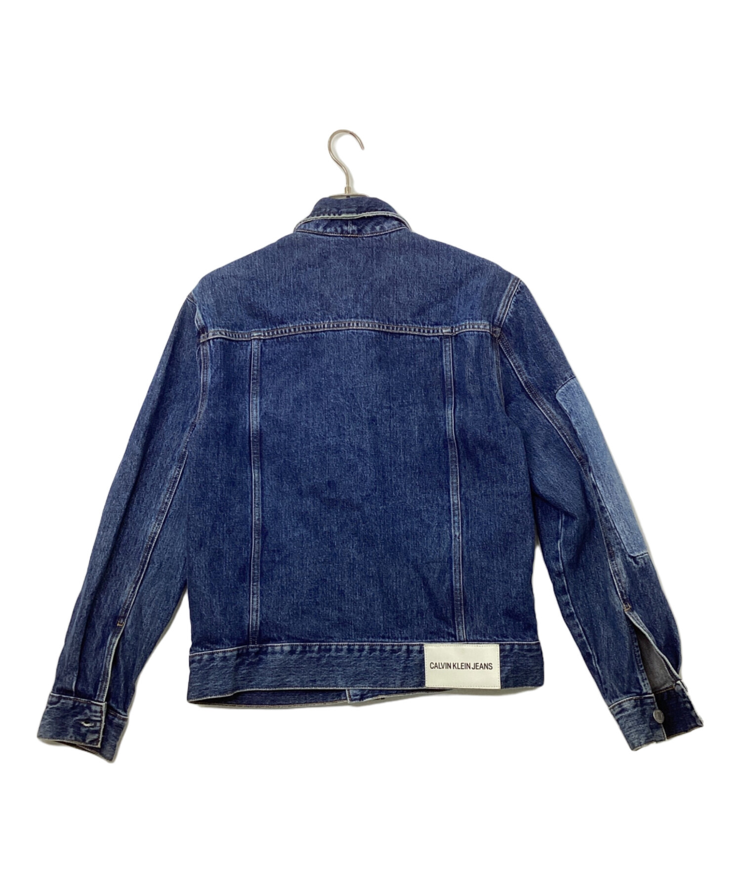 中古・古着通販】Calvin Klein Jeans (カルバンクラインジーンズ) パッチワークデニムトラッカージャケット インディゴ  サイズ:M｜ブランド・古着通販 トレファク公式【TREFAC FASHION】スマホサイト