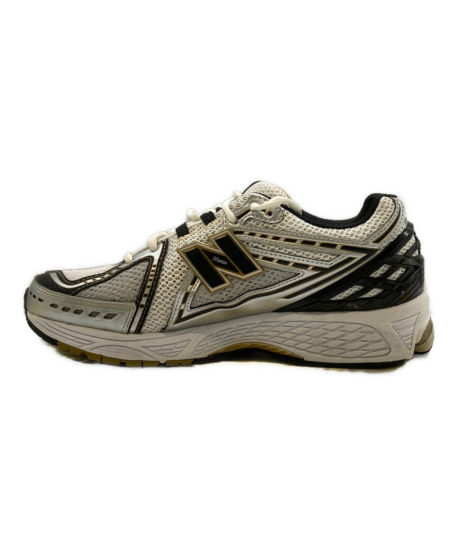 中古・古着通販】NEW BALANCE (ニューバランス) ローカットスニーカー ホワイト×グレー サイズ:JPN27.5㎝｜ブランド・古着通販  トレファク公式【TREFAC FASHION】スマホサイト