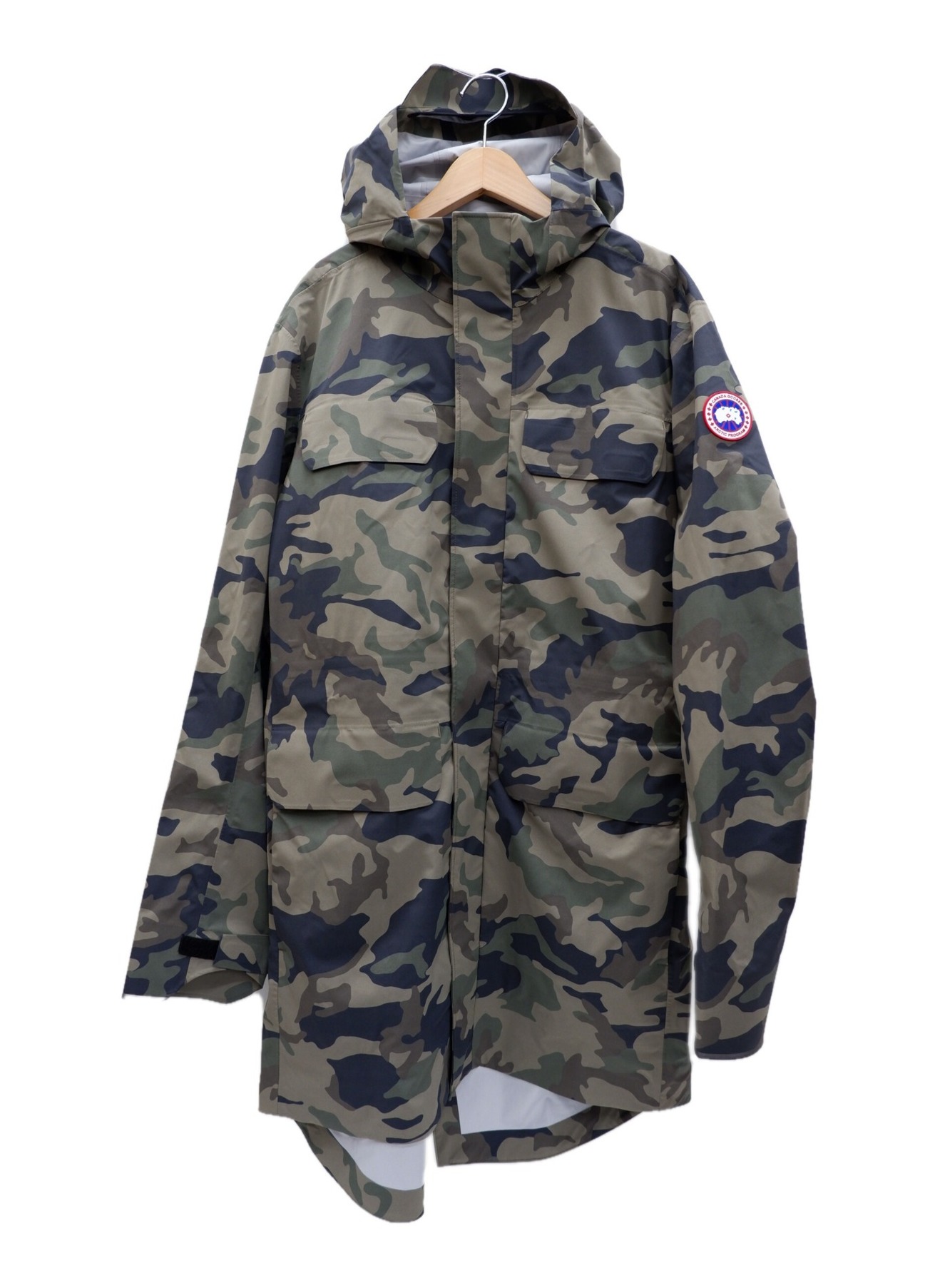 CANADA GOOSE (カナダグース) SEAWOLF JACKET PRINT グリーン サイズ:L