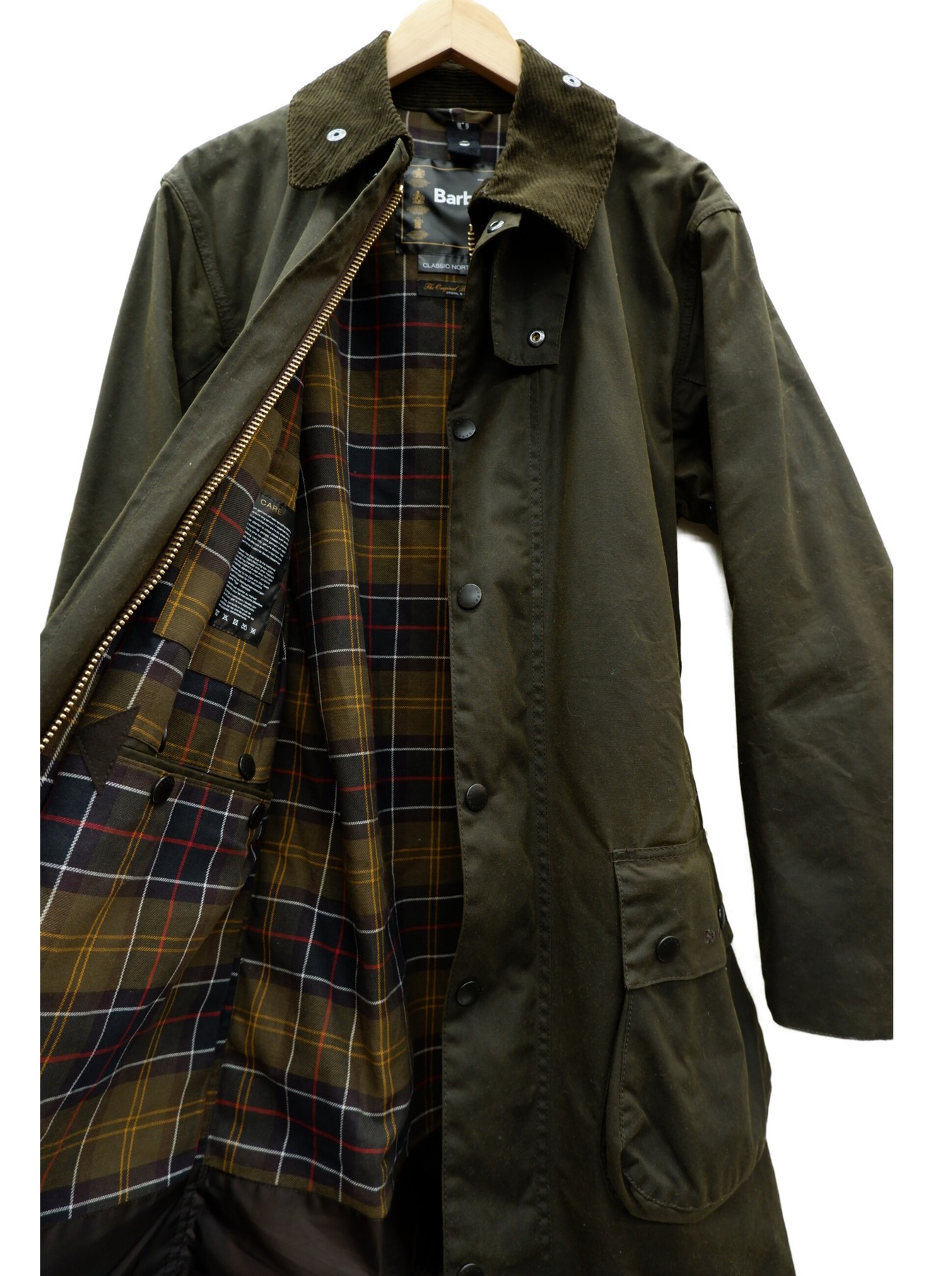 中古・古着通販】Barbour (バブアー) CLASSIC NORTHUMBRIA WAX JACKET オリーブ サイズ:36｜ブランド・古着通販  トレファク公式【TREFAC FASHION】スマホサイト