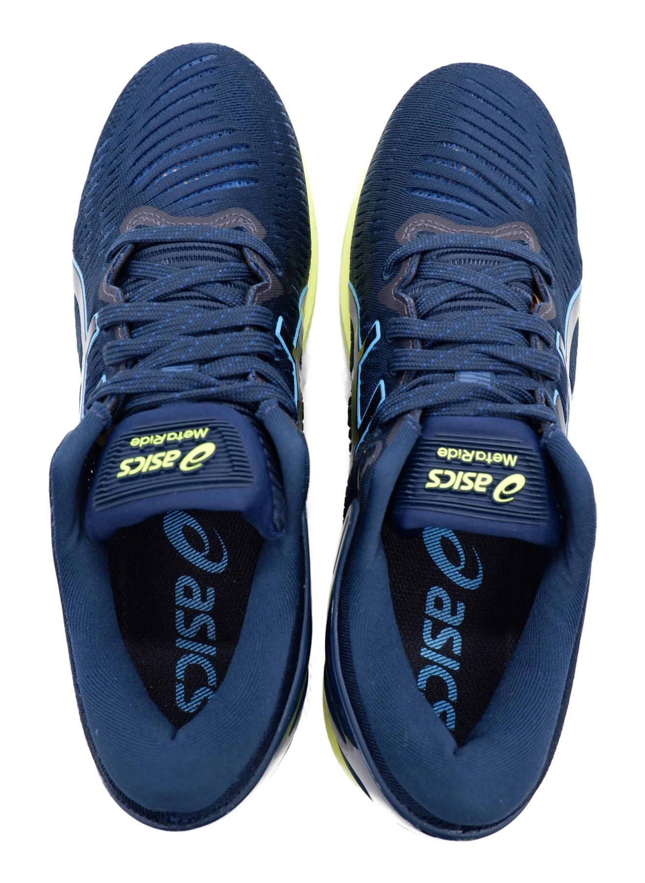 中古・古着通販】asics (アシックス) ランニングシューズ MetaRide ネイビー×イエロー サイズ:26.5cm｜ブランド・古着通販  トレファク公式【TREFAC FASHION】スマホサイト