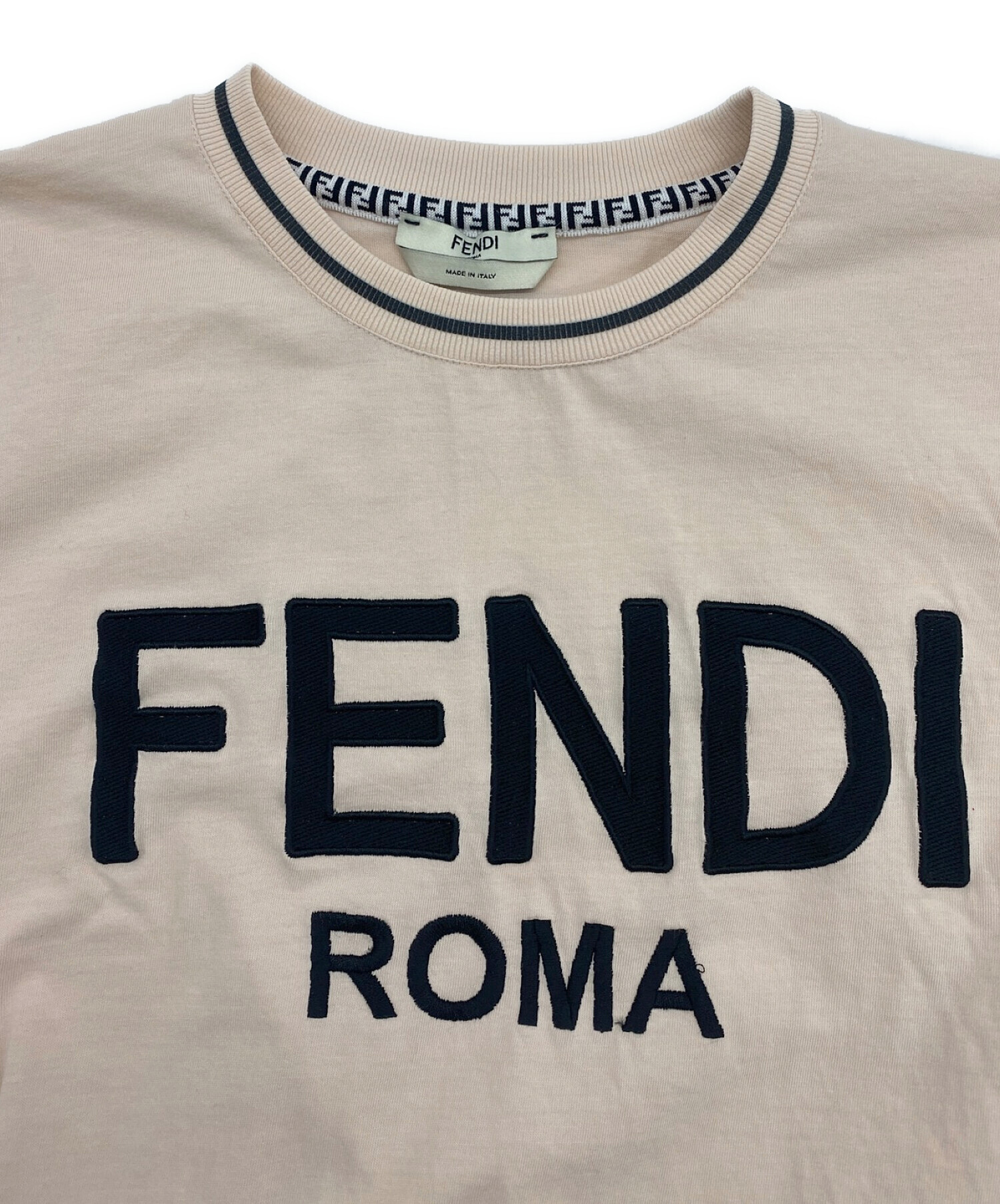 中古・古着通販】FENDI (フェンディ) Tシャツ ピンク サイズ:XXS