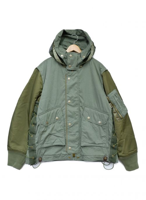 中古・古着通販】DIESEL (ディーゼル) ダブルダフジャケット グリーン