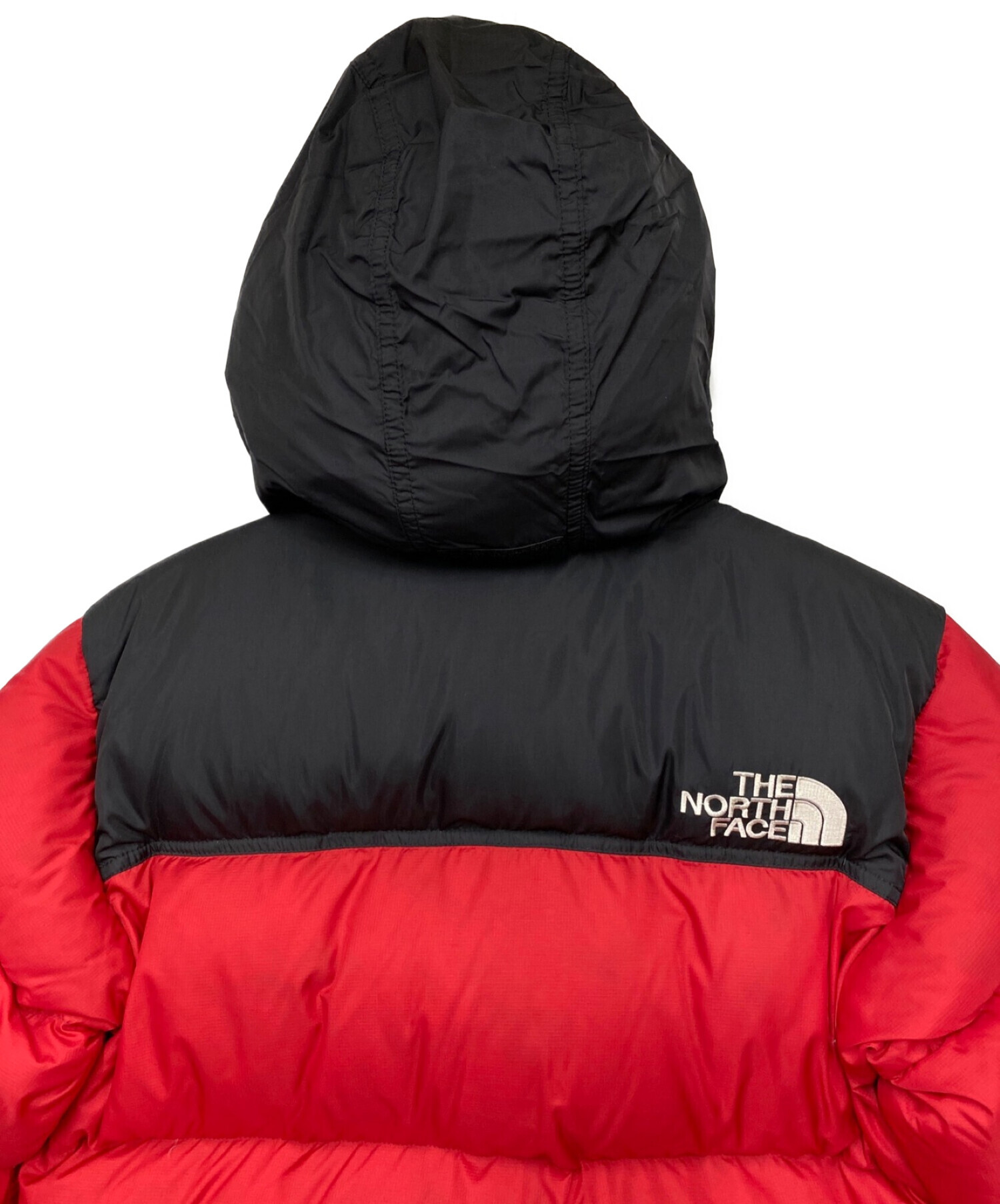 THE NORTH FACE (ザ ノース フェイス) ヌプシダウンジャケット レッド サイズ:Ｓ