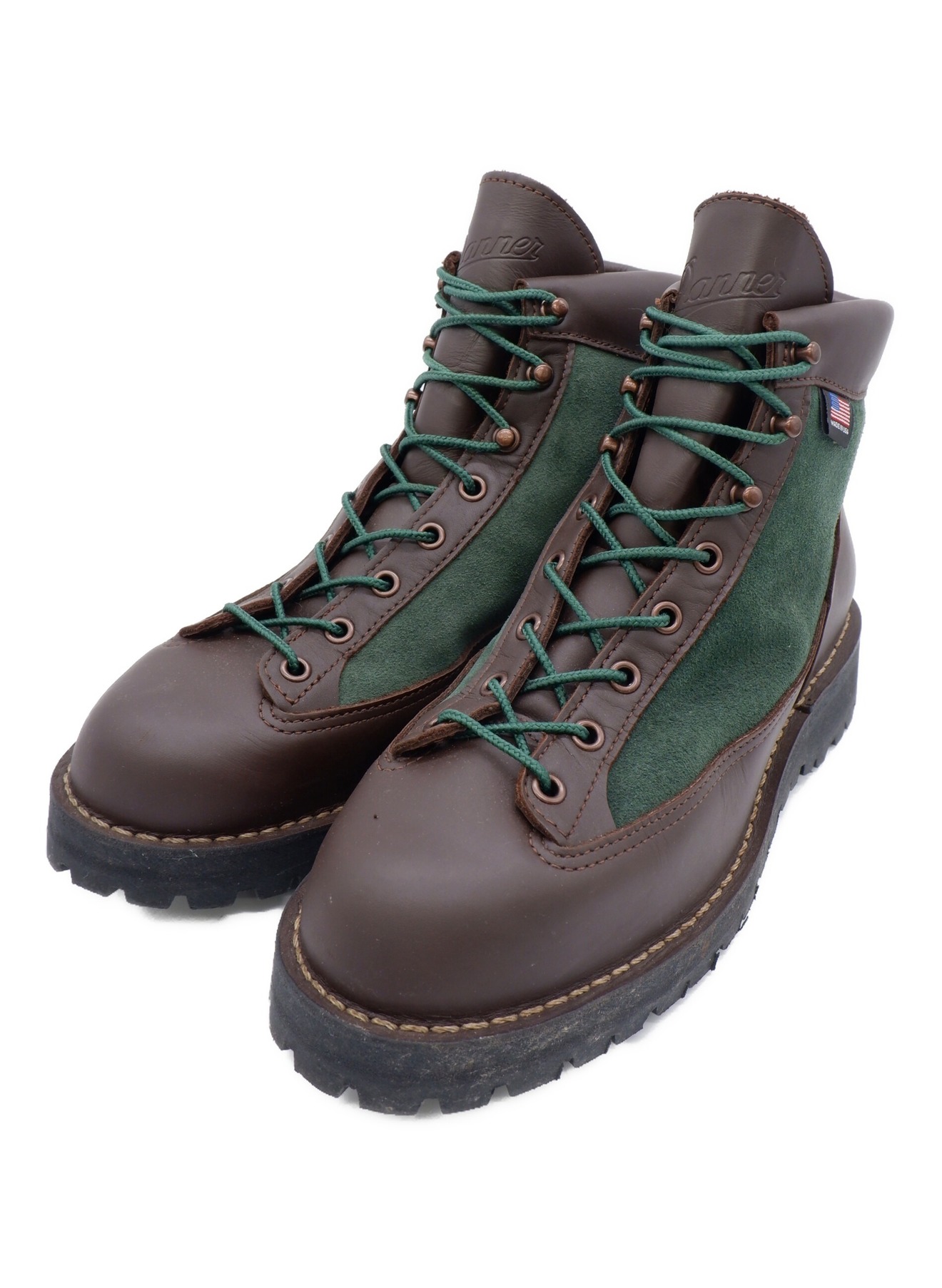 Danner (ダナー) ブーツ ブラウン×グリーン サイズ:US 8.5