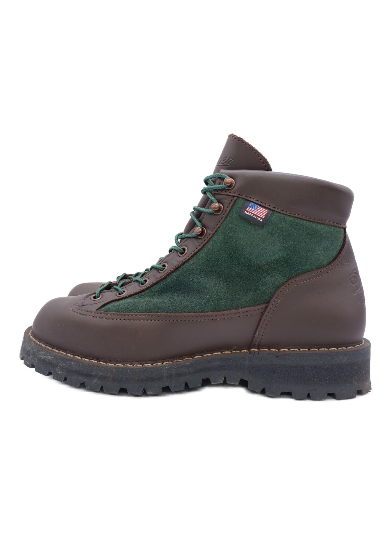 Danner (ダナー) ブーツ ブラウン×グリーン サイズ:US 8.5